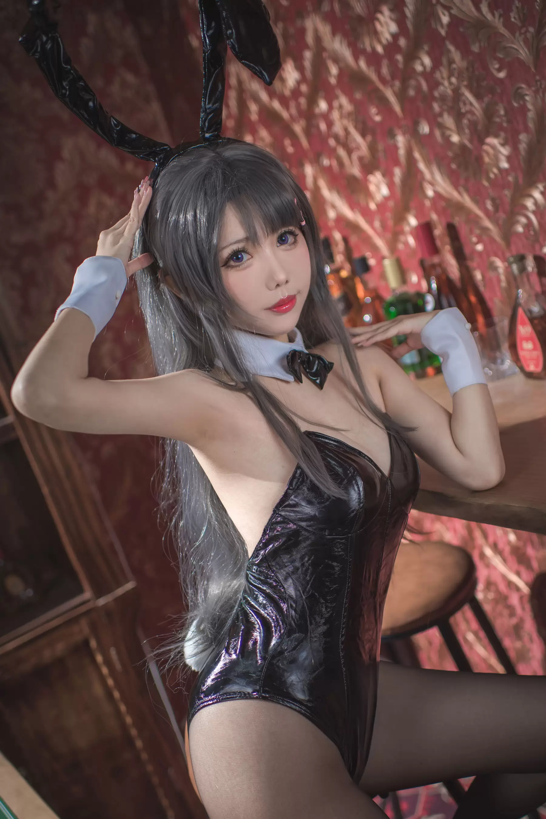 仙女月 – 樱岛麻衣兔女郎 [33P] - 秀人网免费无水印在线套图写真