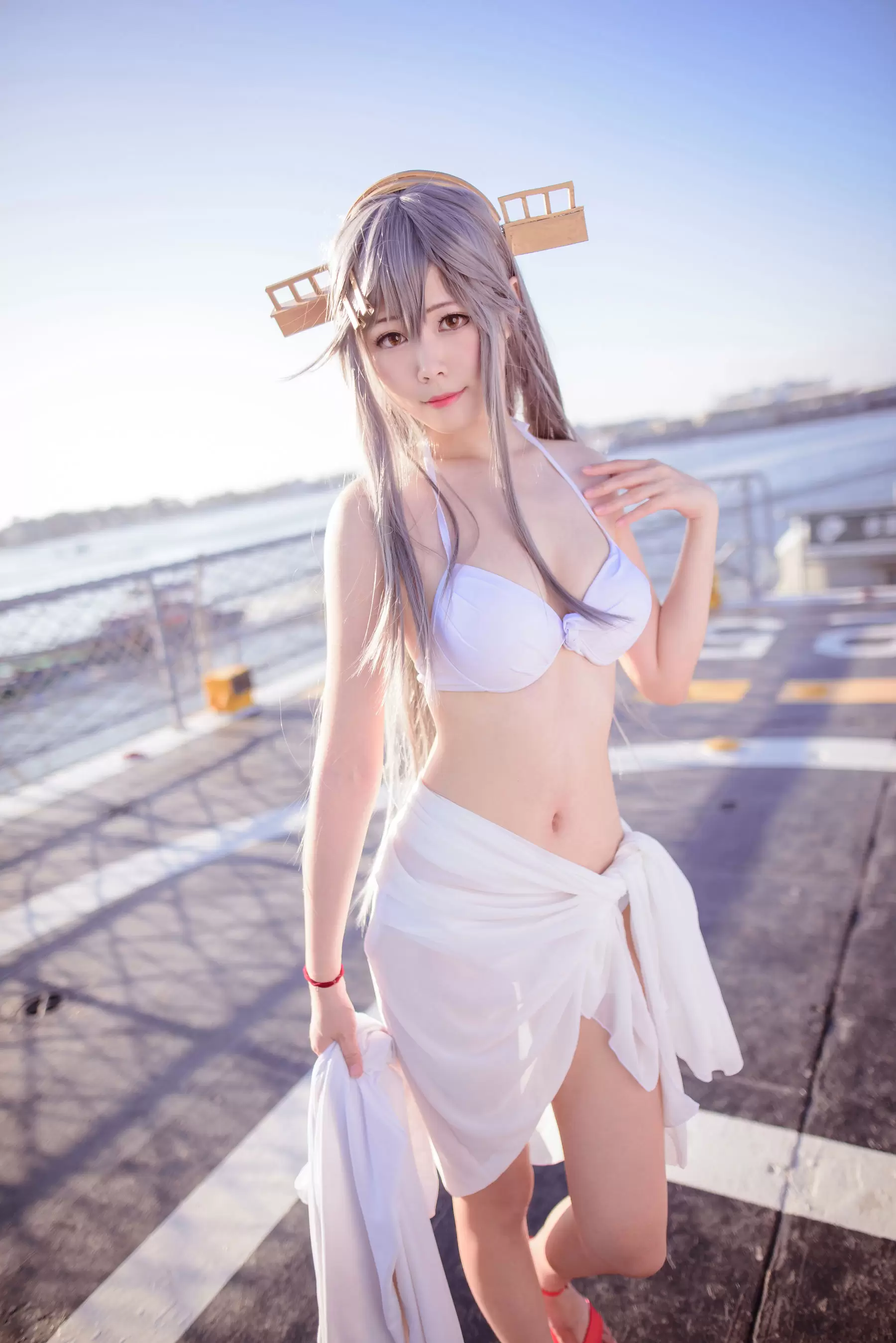 COS妹子Arty亞緹 – 艦これ はるな Haruna [52P] - 秀人网免费无水印在线套图写真