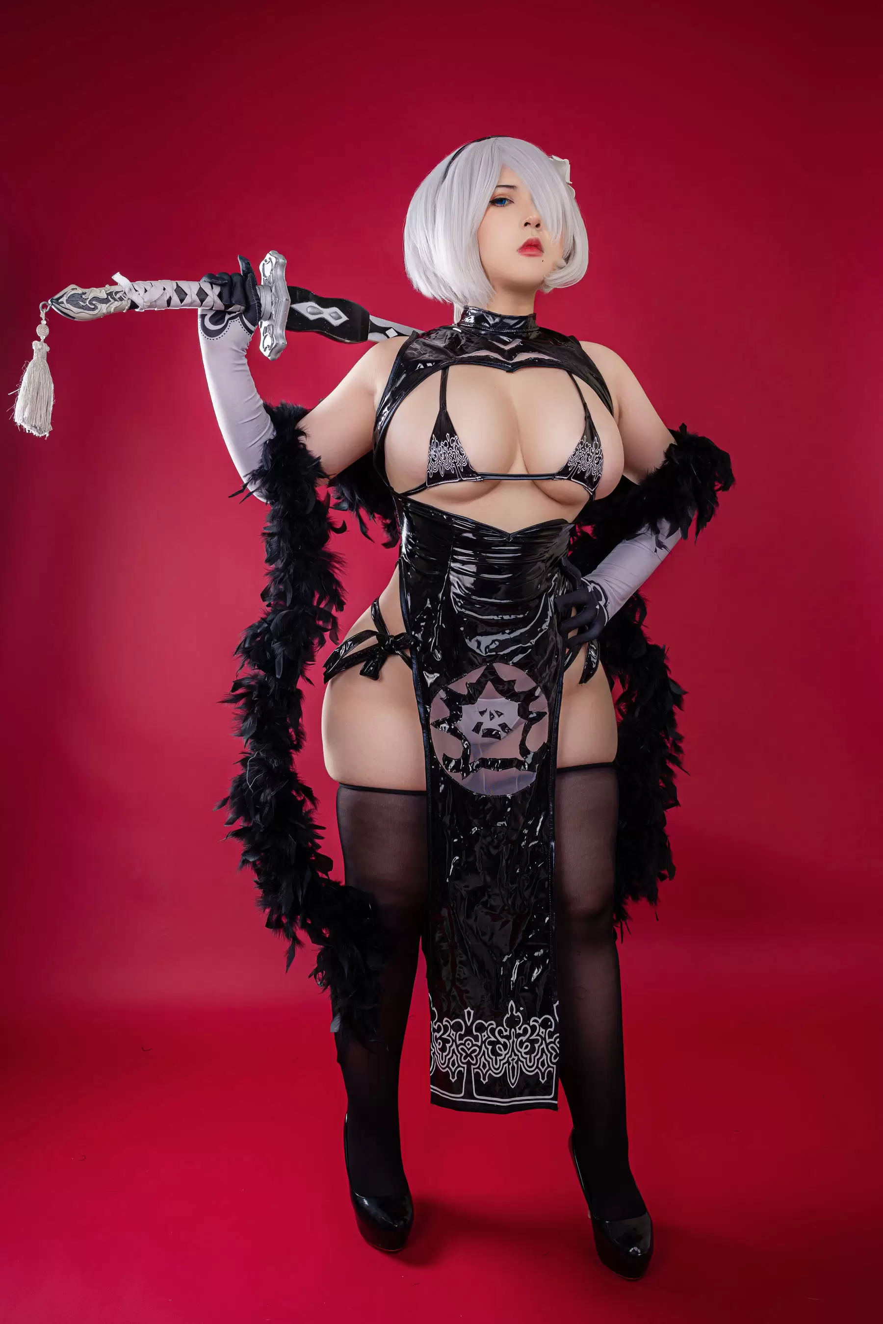 Uy Uy – 2B Cheongsam [20P] - 秀人网免费无水印在线套图写真