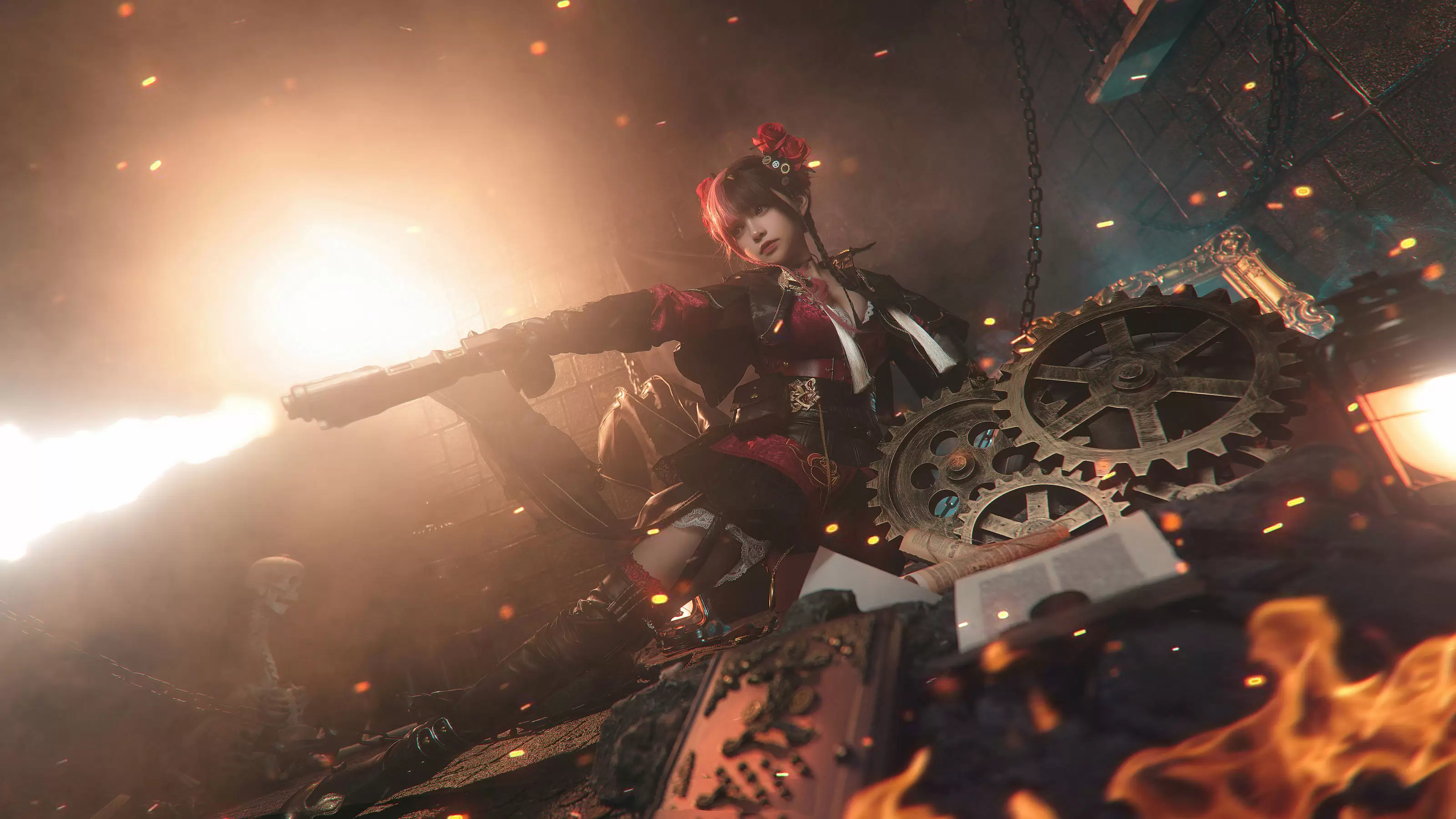 六二二同学 – 天谕手游 炎天 [12P] - 秀人网免费无水印在线套图写真