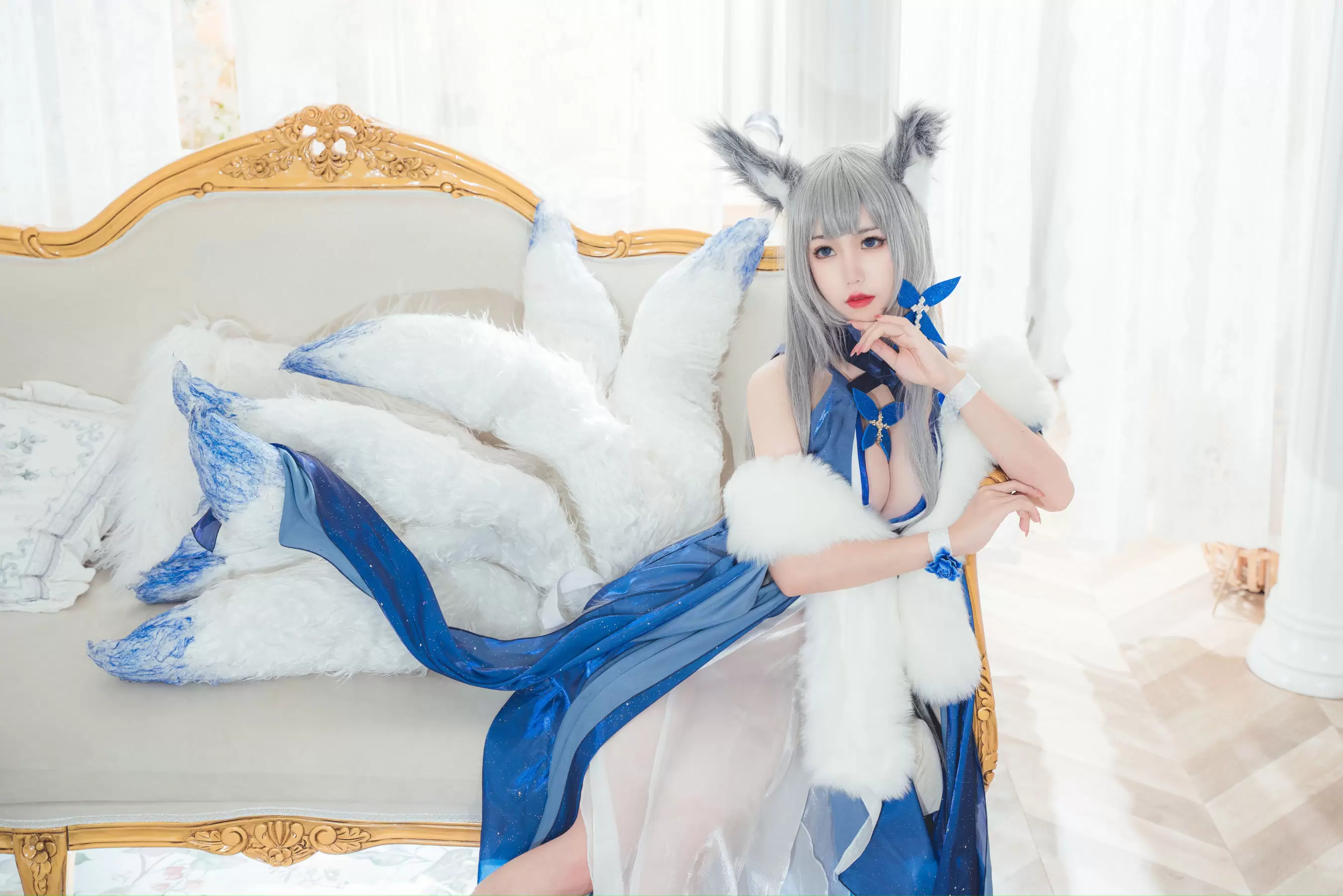 一北亦北 – 信浓礼服 [9P] - 秀人网免费无水印在线套图写真