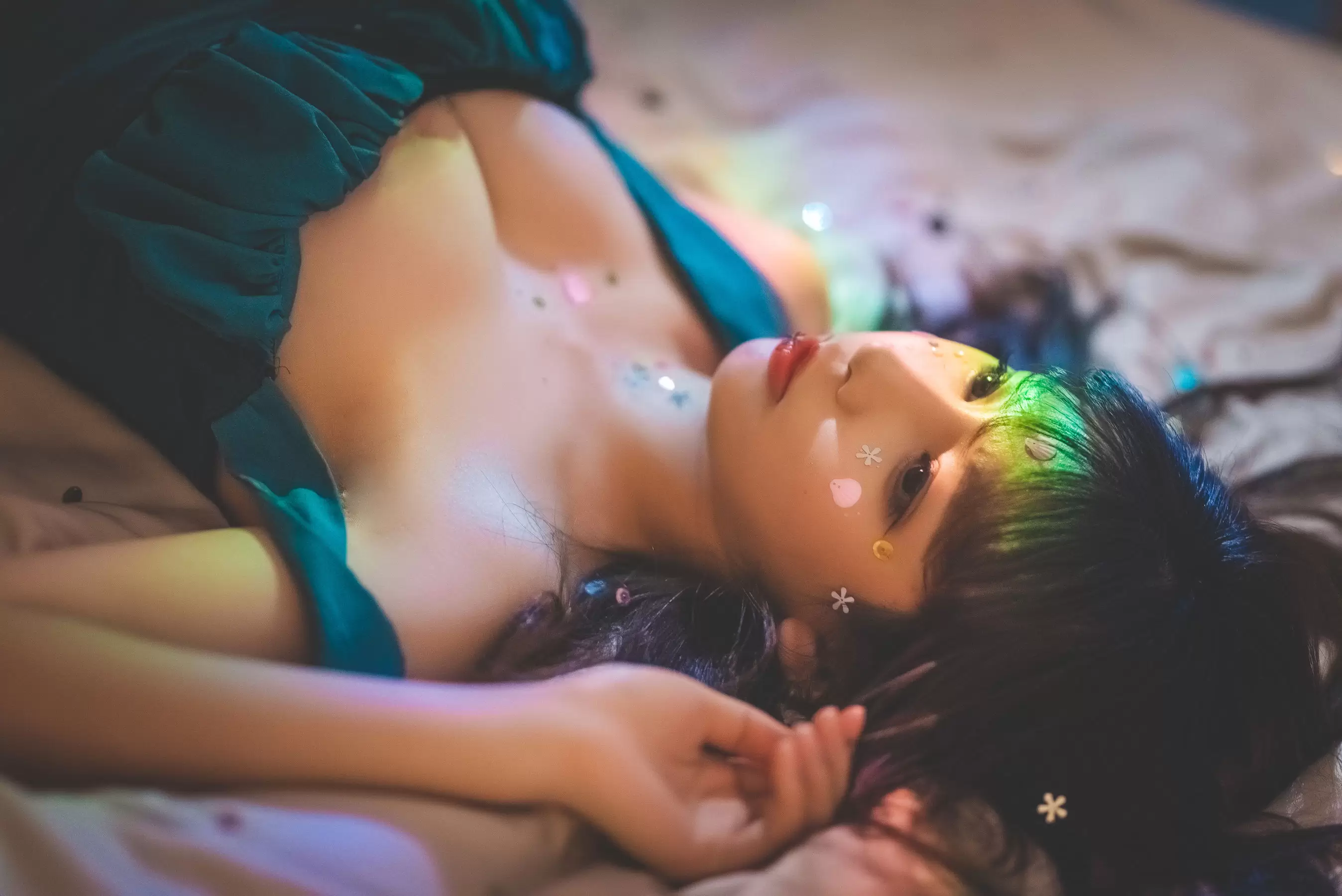 斗鱼主播w黑米粥w – 圣诞 [30P] - 秀人网免费无水印在线套图写真