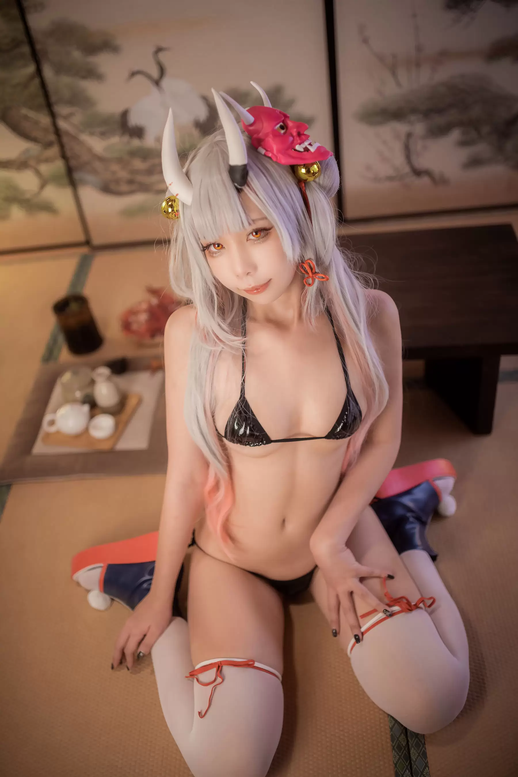 紫姝 – 百鬼あやめ [44P] - 秀人网免费无水印在线套图写真