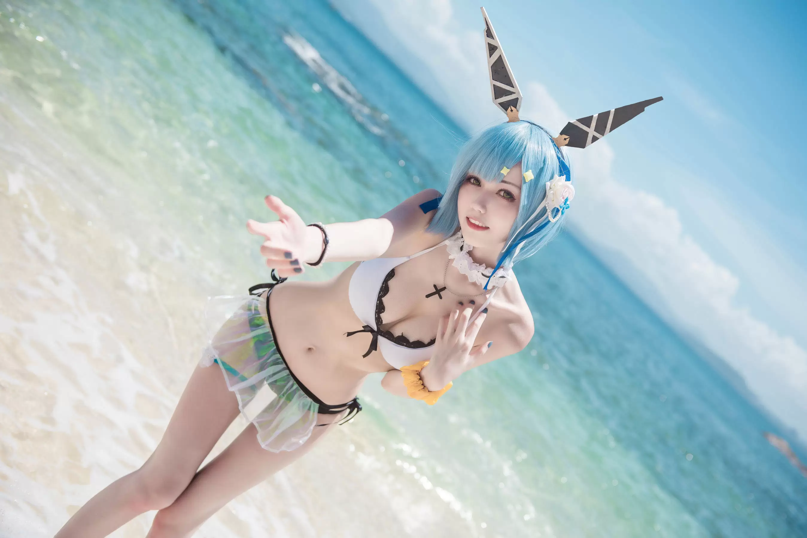 [Cosplay写真] 小妖精你的负卿 – 加斯科涅 [24P] - 秀人网免费无水印在线套图写真