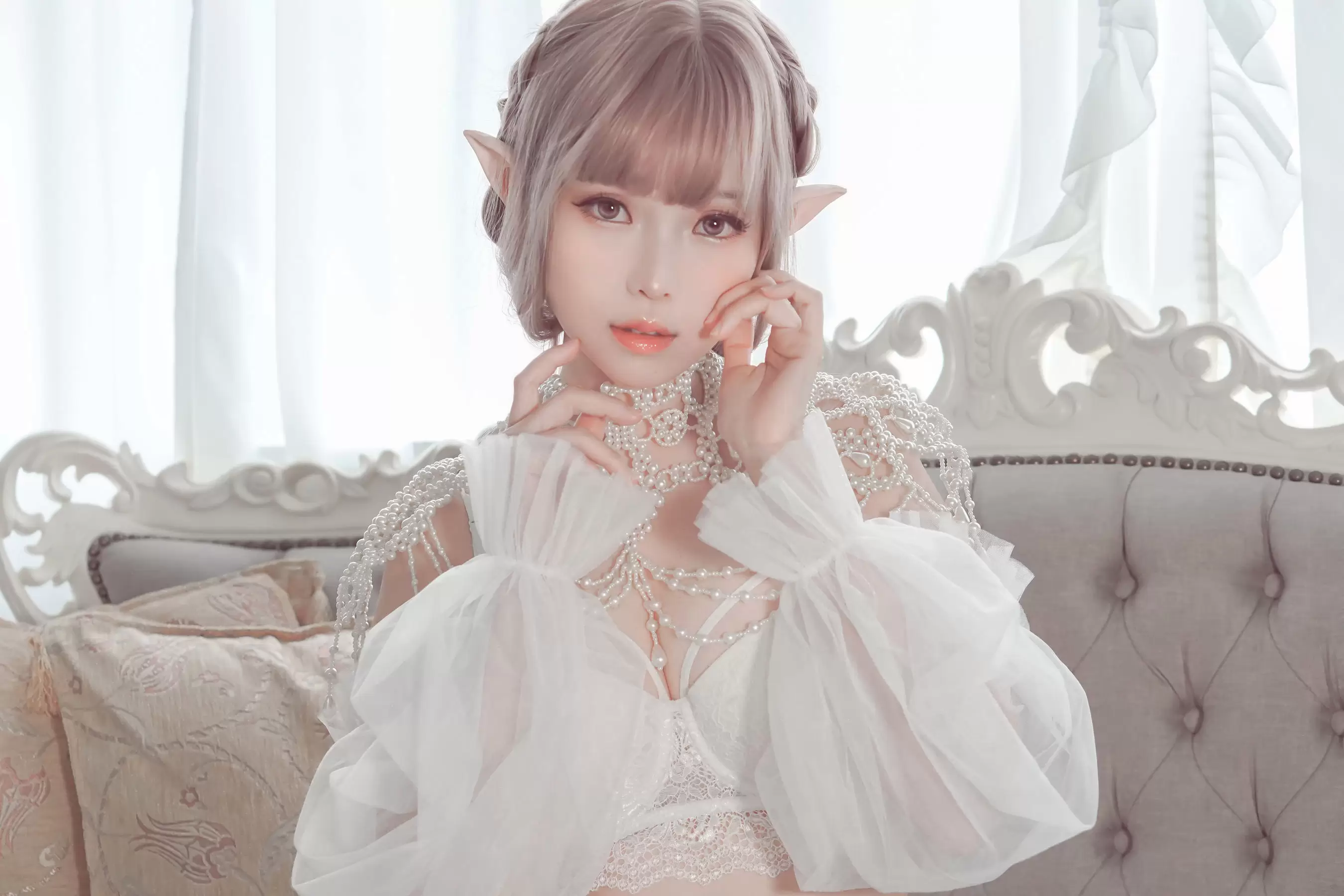 Ely_eee(ElyEE子) – Bride & Lingerie [65P] - 秀人网免费无水印在线套图写真