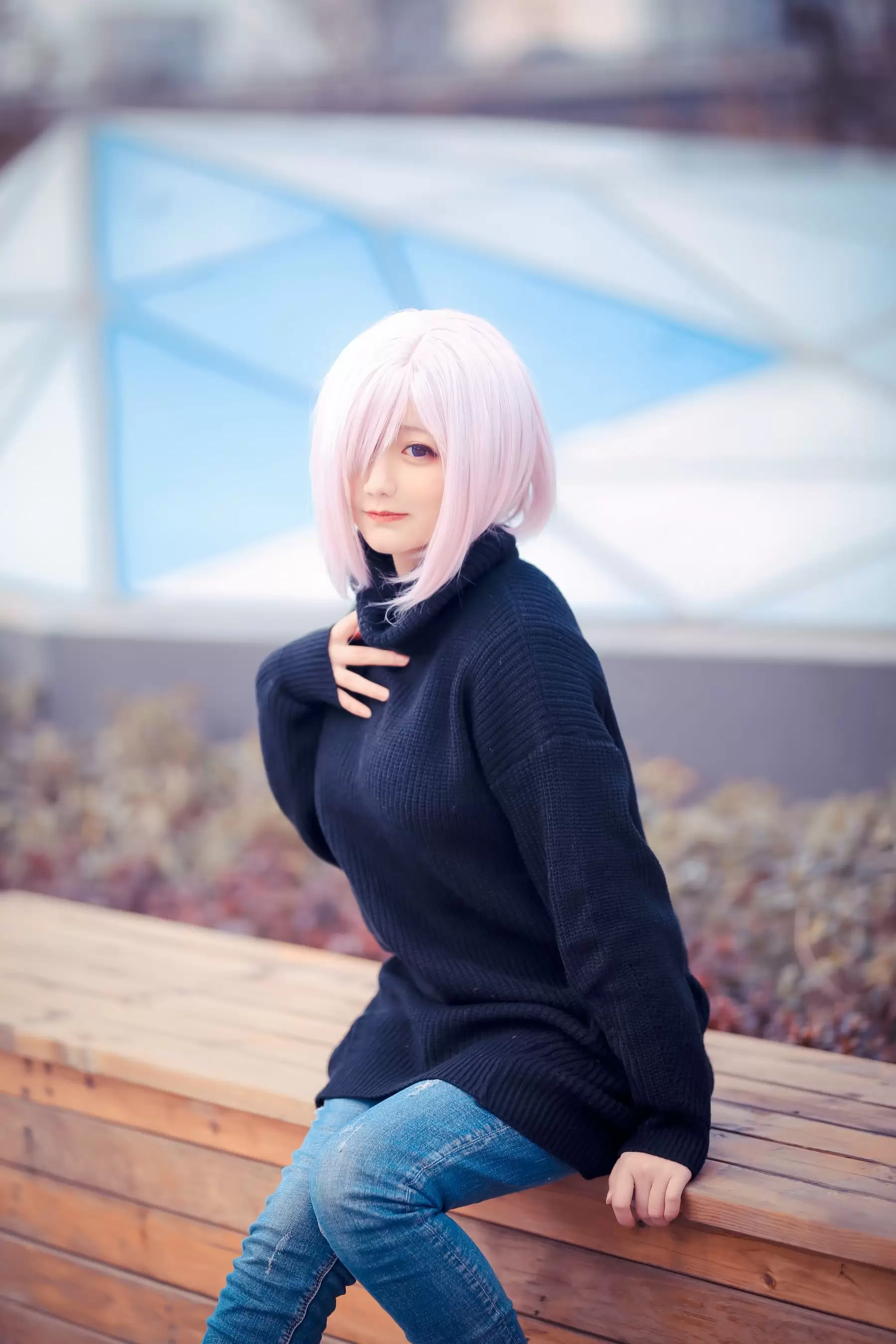 动漫博主弦音sic – 玛修 C93同人毛衣 [9P] - 秀人网免费无水印在线套图写真