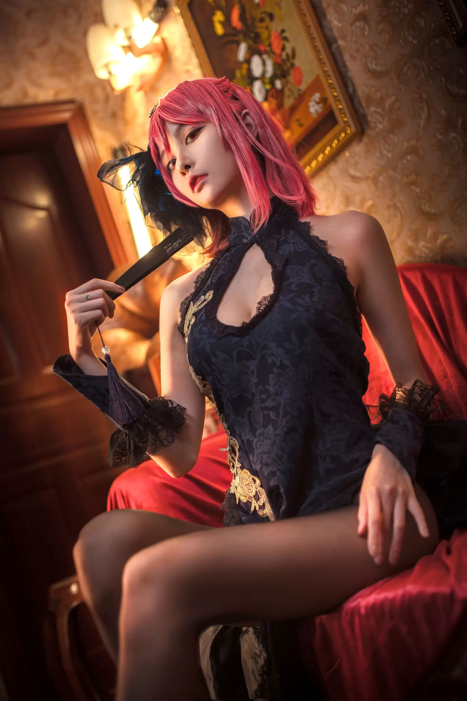 COS萌妹沧霁桔梗 – 黑太子 [11P] - 秀人网免费无水印在线套图写真