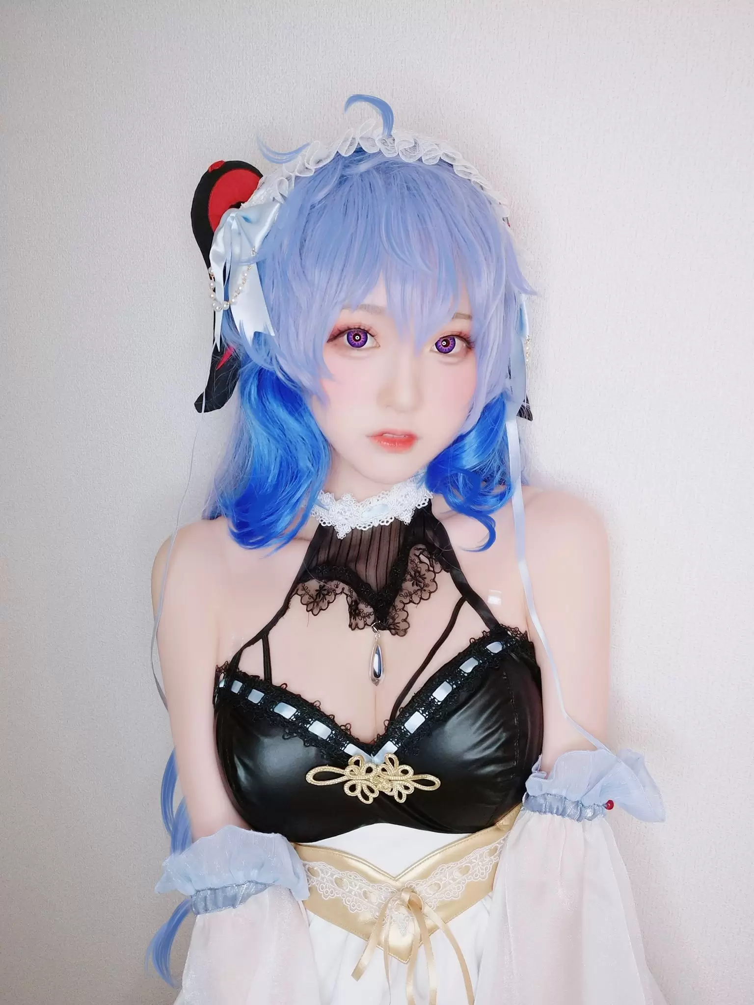 Yuki亭 – 甘雨メイド [34P] - 秀人网免费无水印在线套图写真