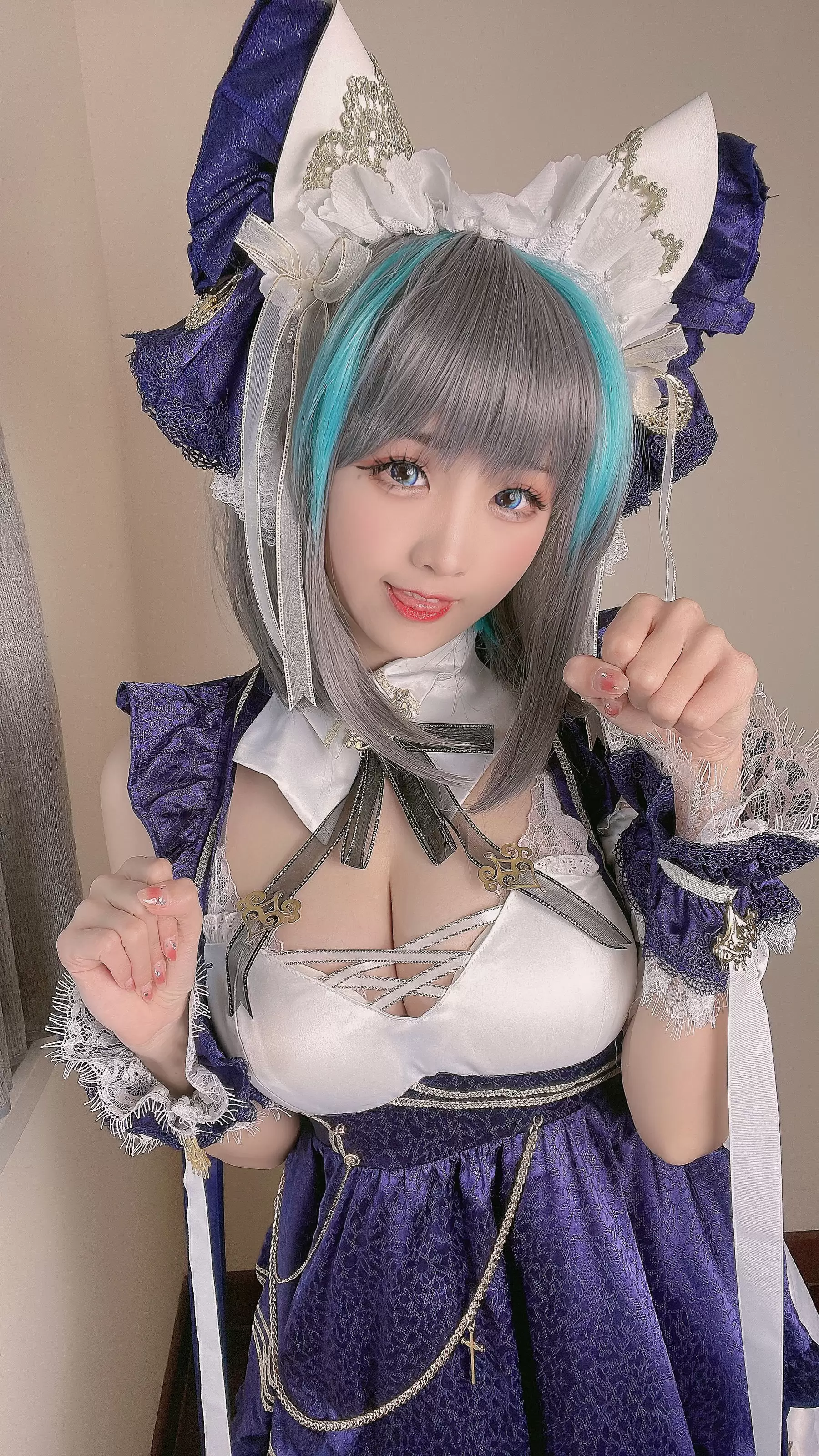 miko酱ww – 柴郡猫 [16P] - 秀人网免费无水印在线套图写真