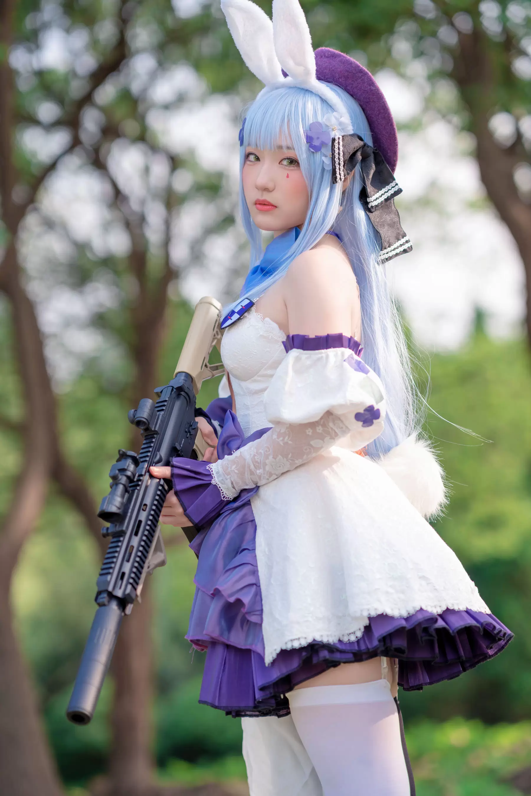 动漫博主Mime弥美 – 少女前线 HK416 [20P] - 秀人网免费无水印在线套图写真
