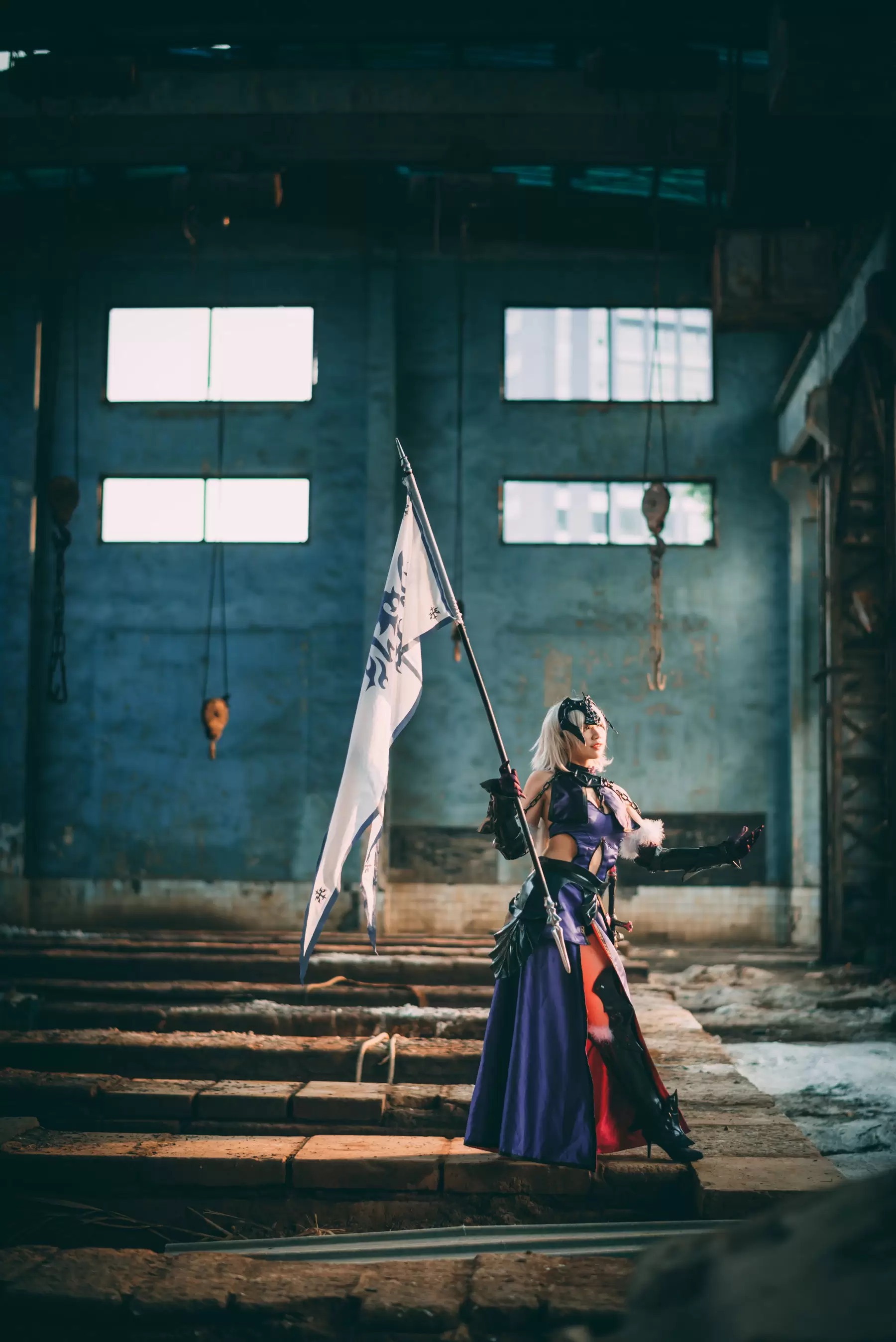 动漫博主九曲Jean 黑贞德 [20P] - 秀人网免费无水印在线套图写真