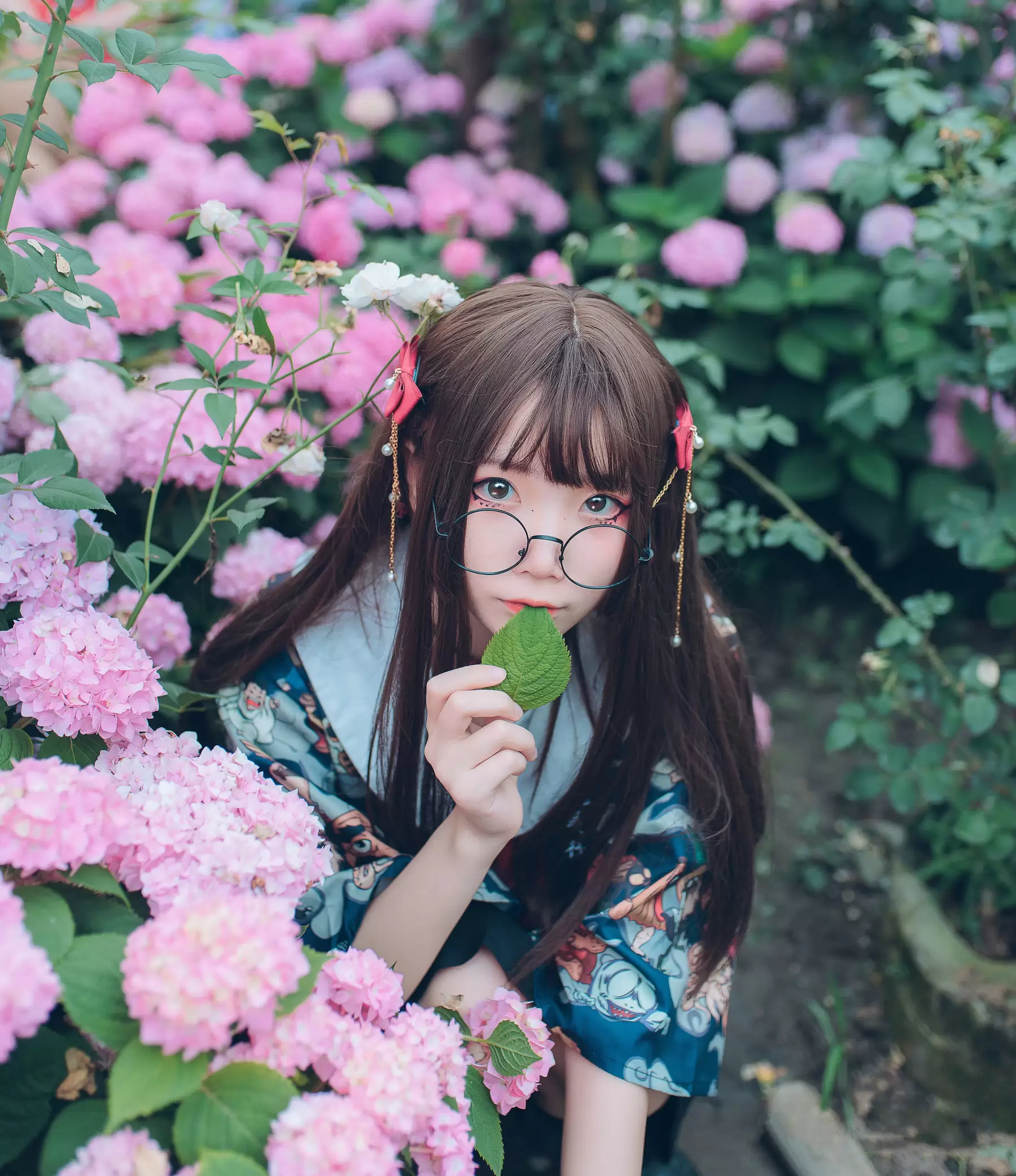 [Cosplay写真] 清纯少女五更百鬼 – 无尽夏日 [6P] - 秀人网免费无水印在线套图写真