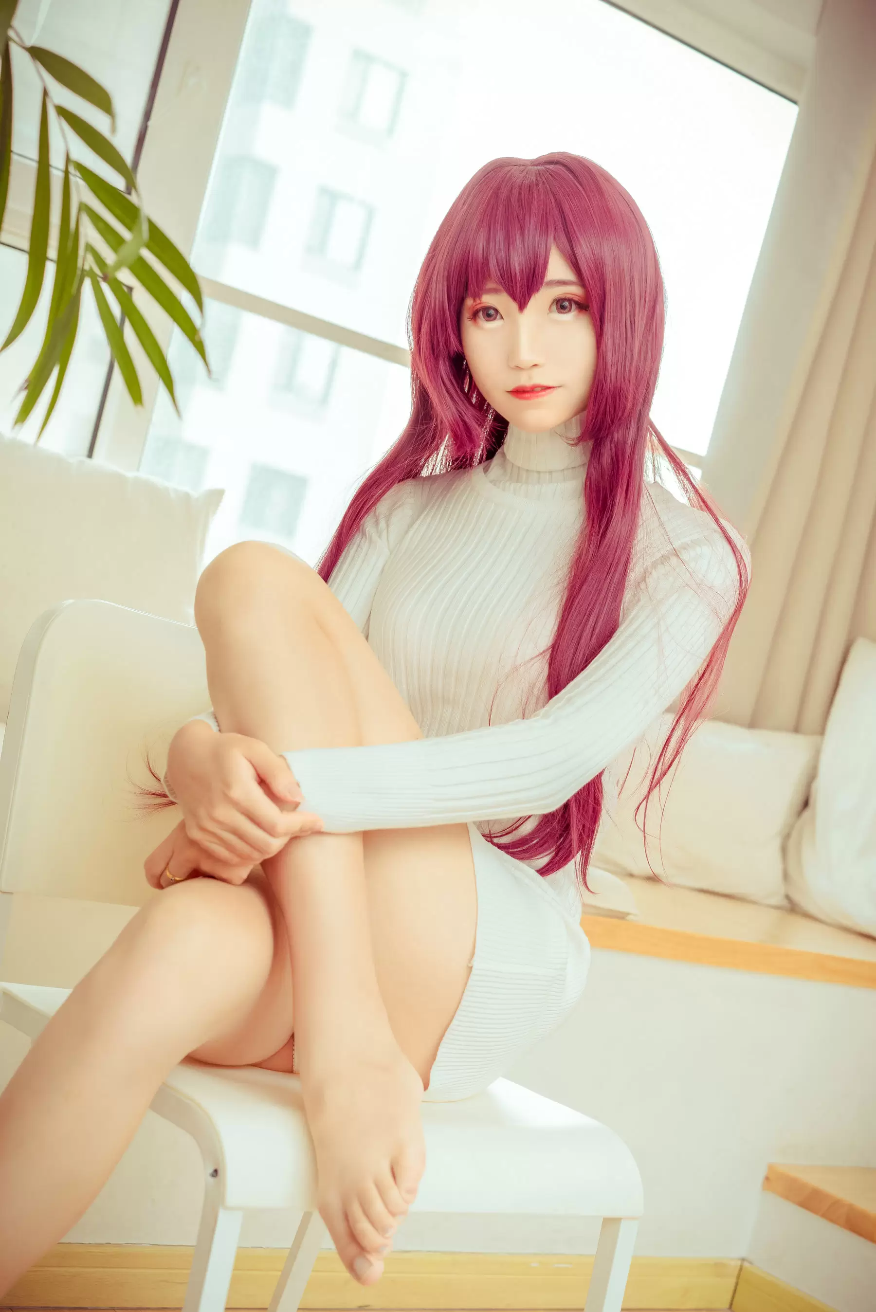 然理理 – 斯卡哈毛衣 [26P] - 秀人网免费无水印在线套图写真