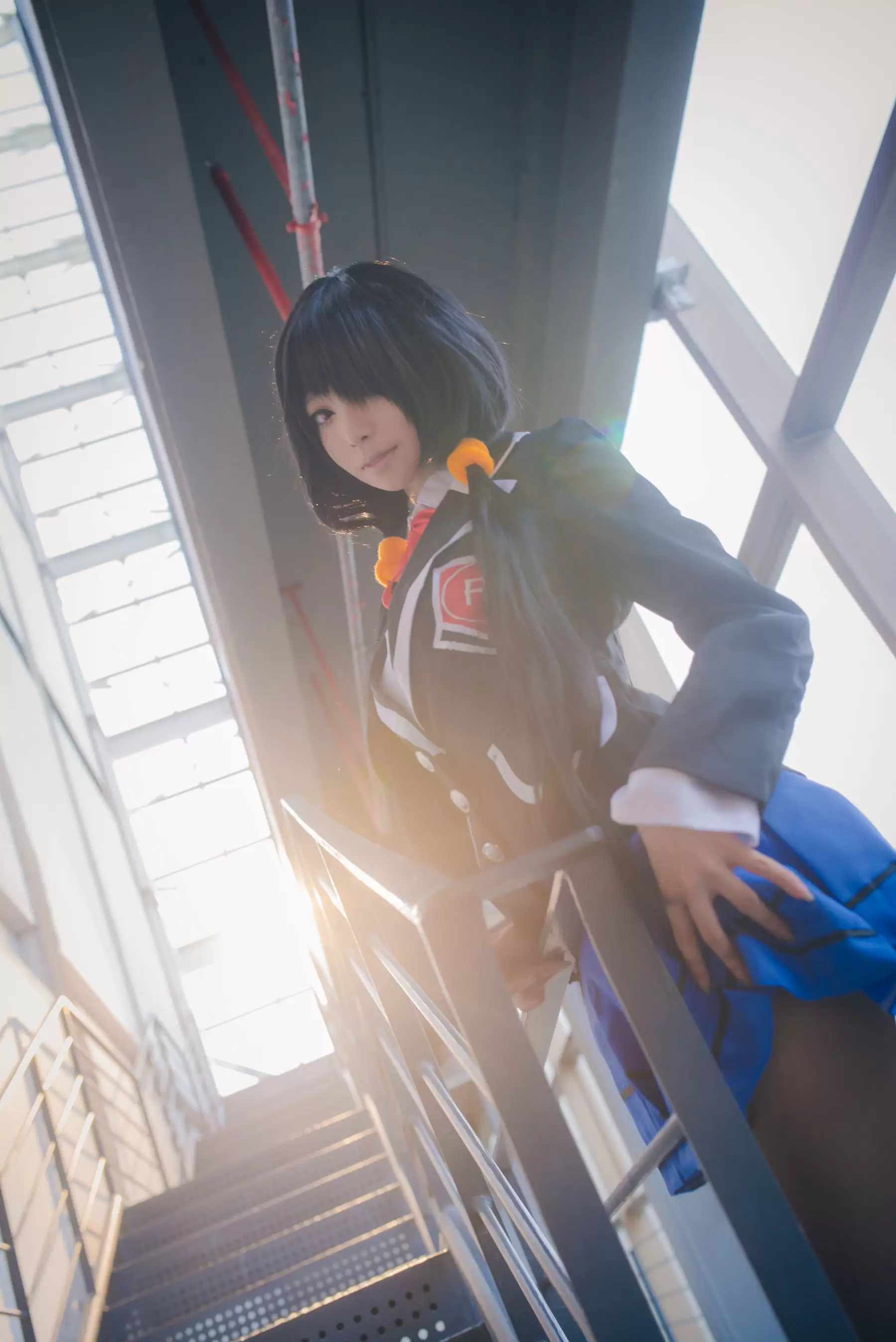 长腿Coser青青子Js – 狂三校服 [16P] - 秀人网免费无水印在线套图写真