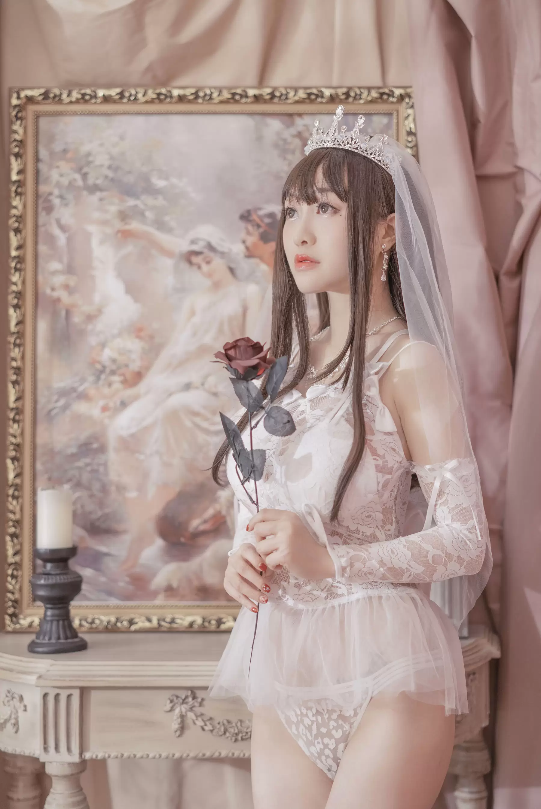 动漫博主脱尾巴Mizuki – 婚纱 [30P] - 秀人网免费无水印在线套图写真