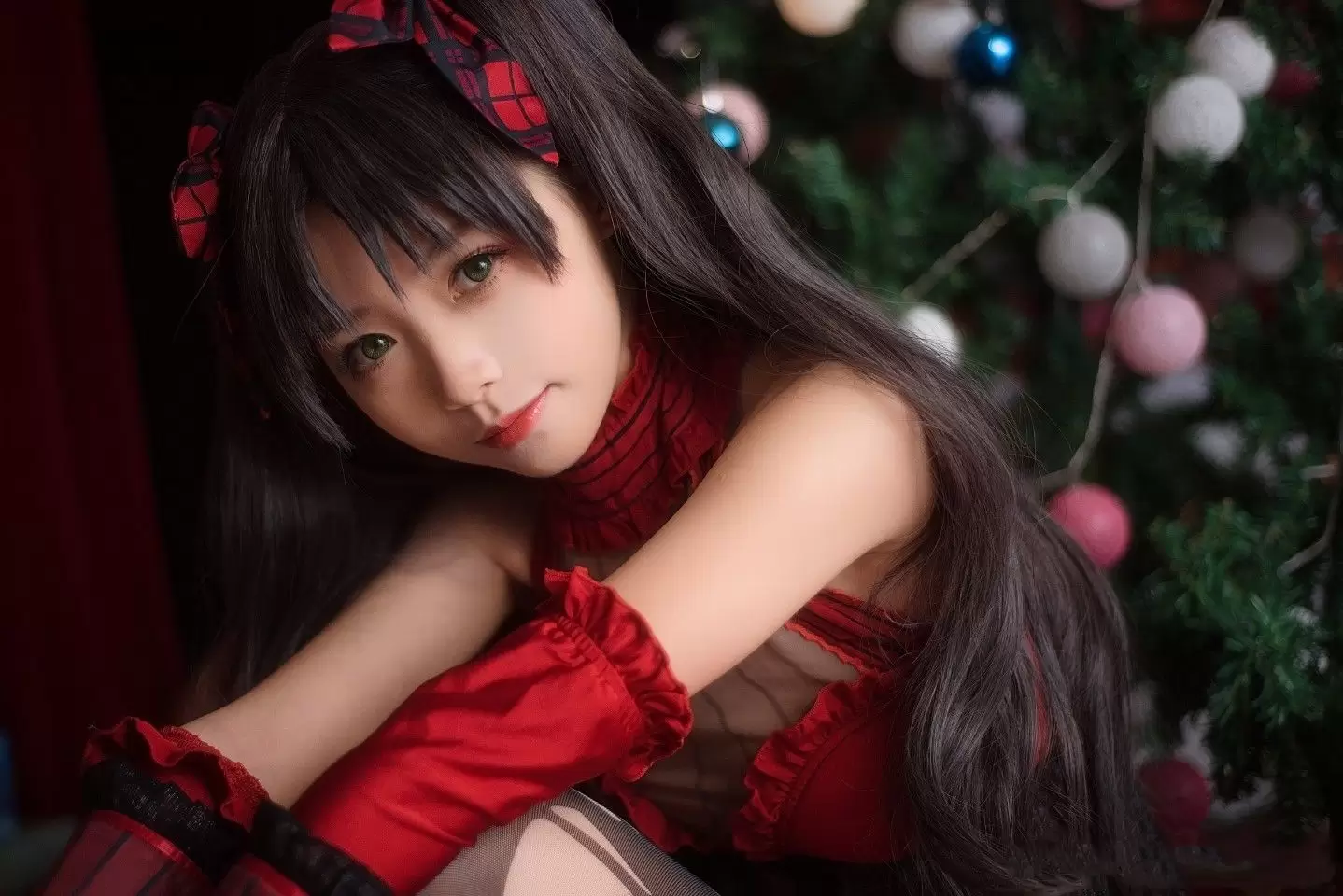 动漫博主大大卷卷小卷 – 内衣双马尾 [8P] - 秀人网免费无水印在线套图写真