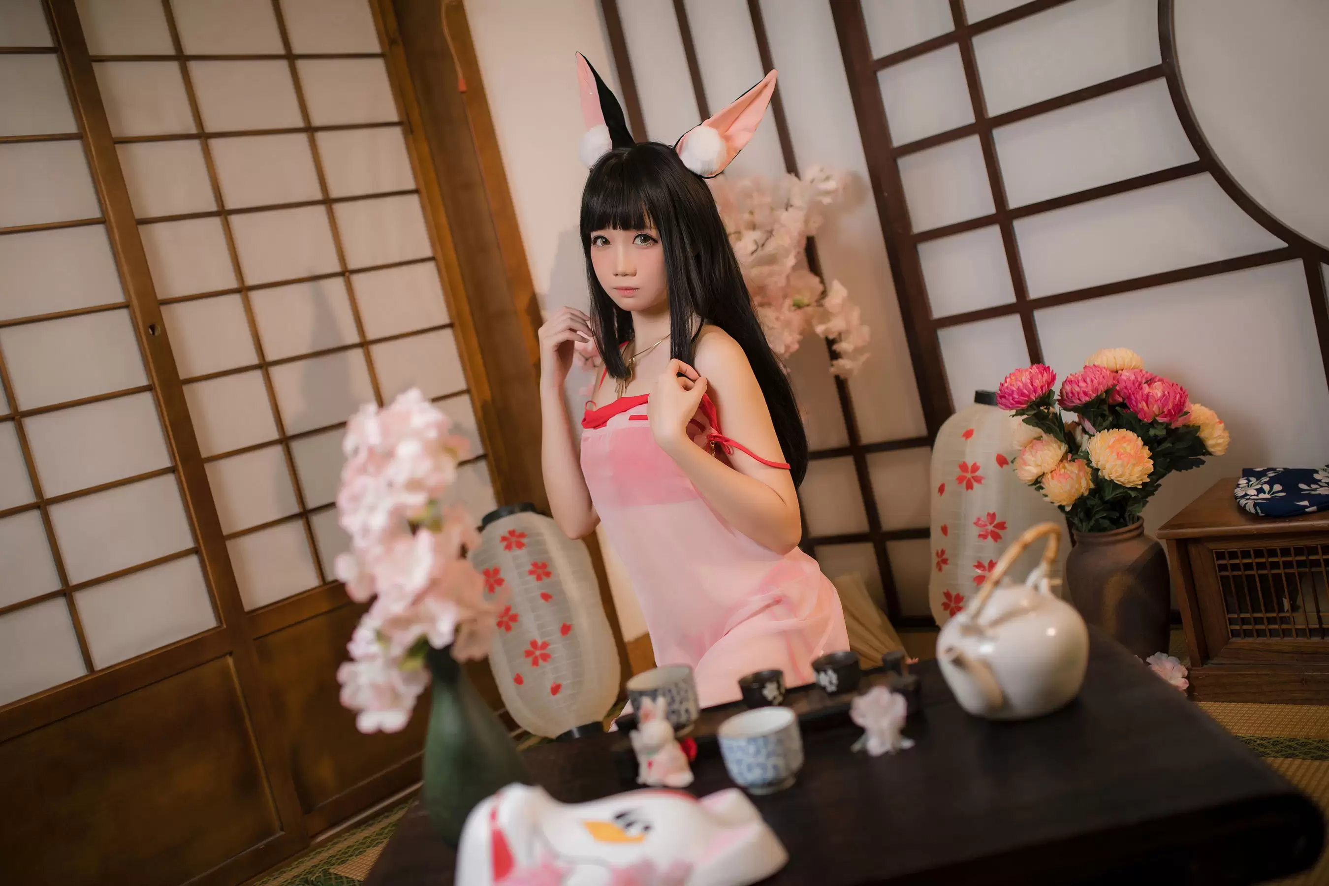 焖焖碳 – 碧蓝航线 長門睡衣 [27P] - 秀人网免费无水印在线套图写真