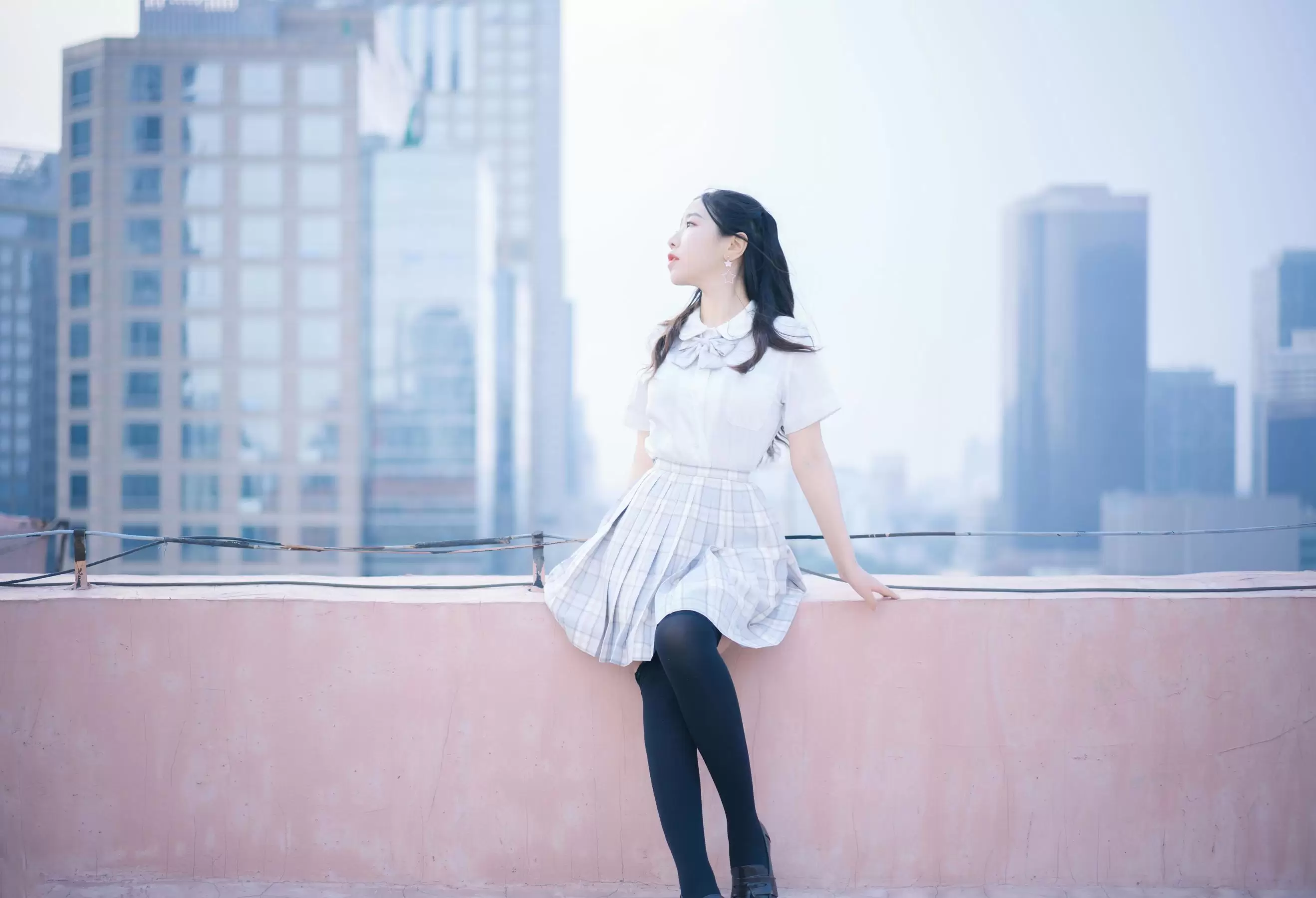 动漫博主穆零Mu0 – 天台jk [21P] - 秀人网免费无水印在线套图写真