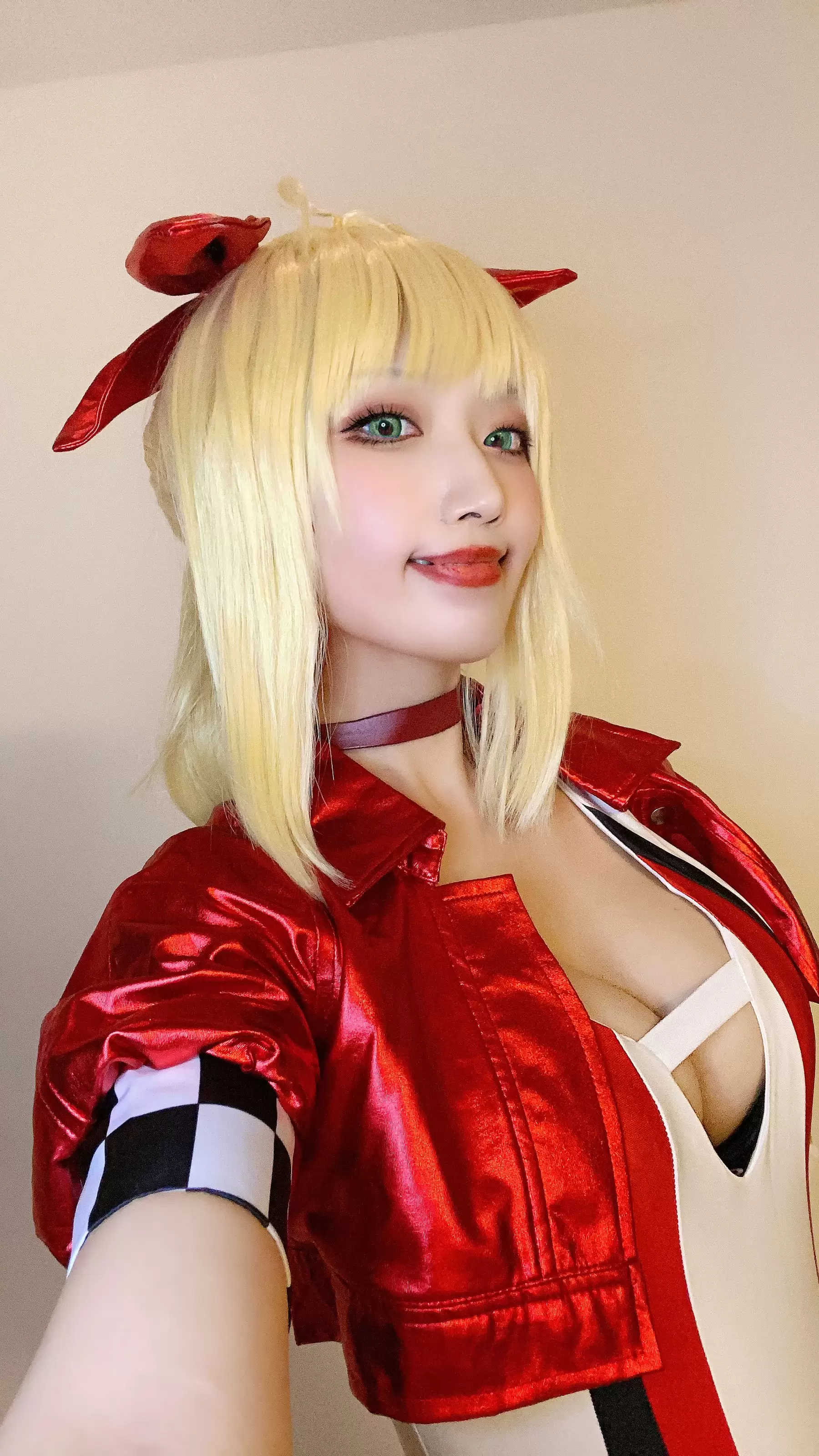 动漫博主切切celia – 尼禄赛车 [14P] - 秀人网免费无水印在线套图写真