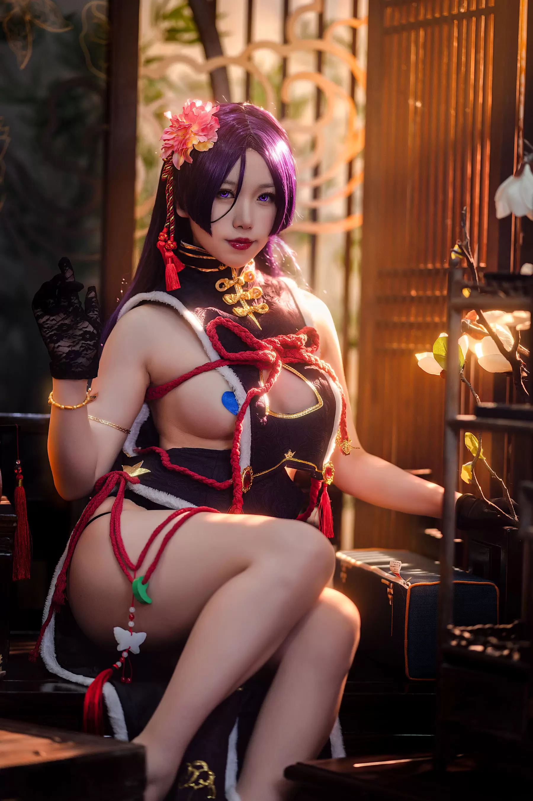 一北亦北 – 奶光旗袍 [42P] - 秀人网免费无水印在线套图写真