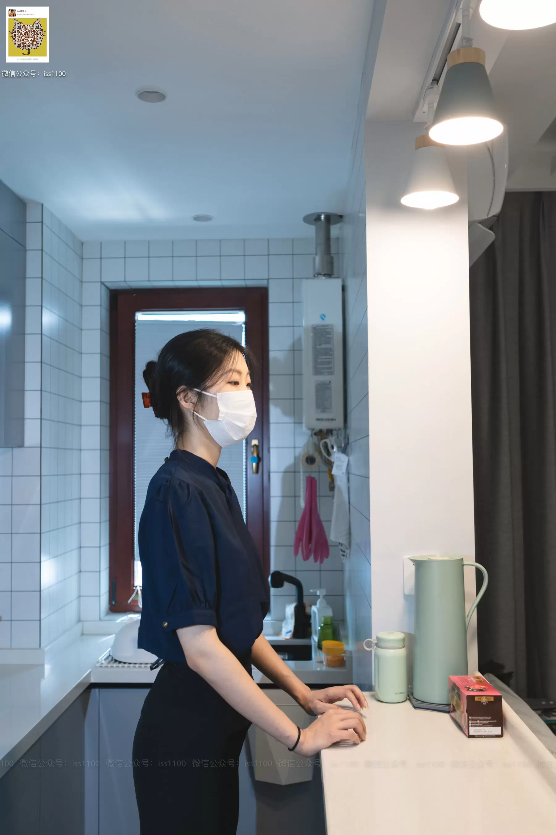 [ISS系列] 美晗 蓝色衬衫 [69P] - 秀人网免费无水印在线套图写真