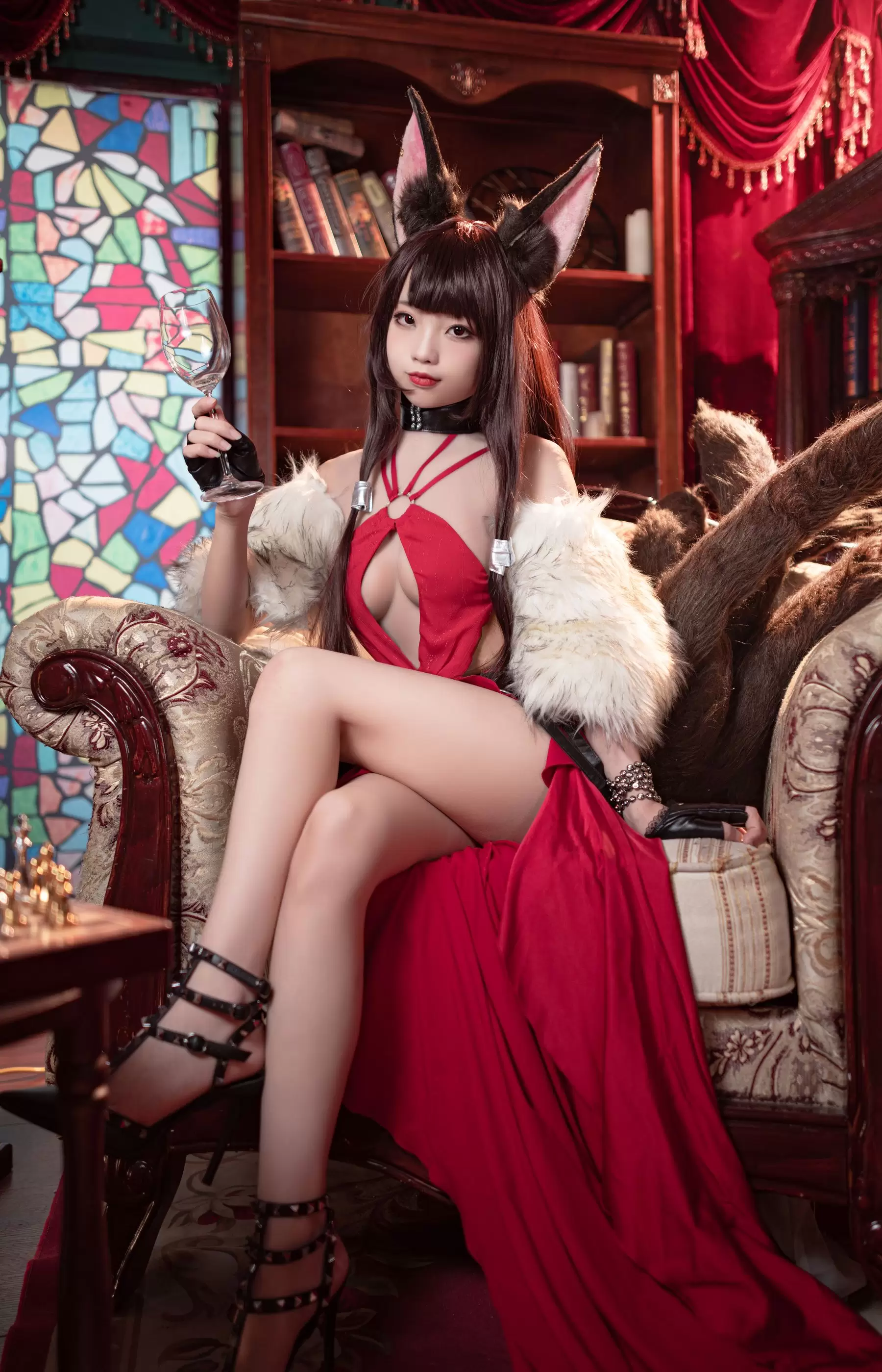 狐玖玖 – 碧蓝航线 赤城 [17P] - 秀人网免费无水印在线套图写真