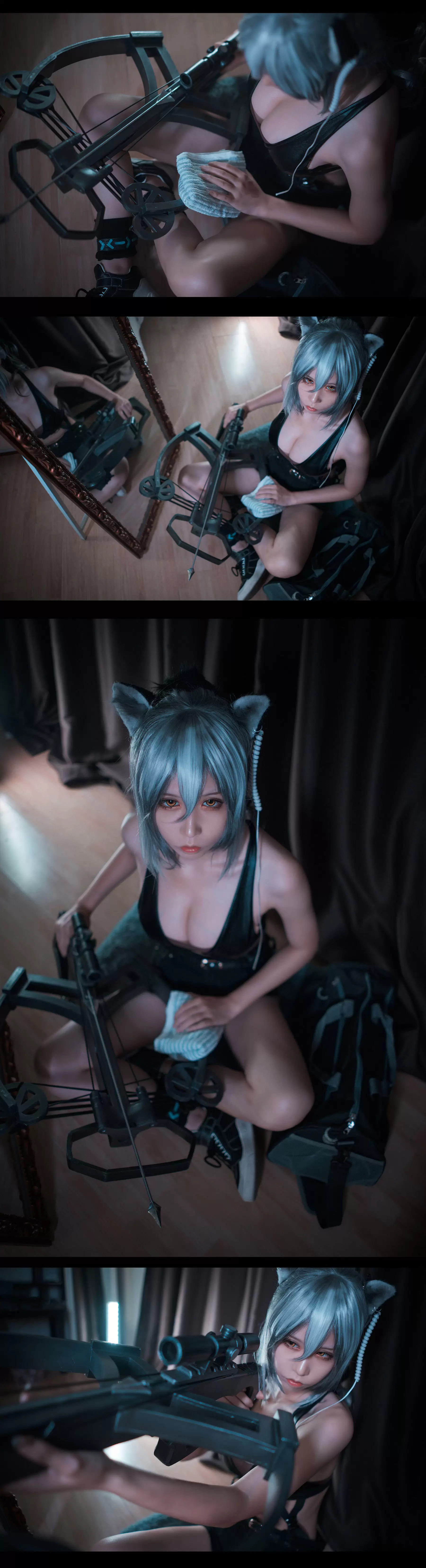 动漫博主爱老师_PhD – 明日方舟 [26P] - 秀人网免费无水印在线套图写真