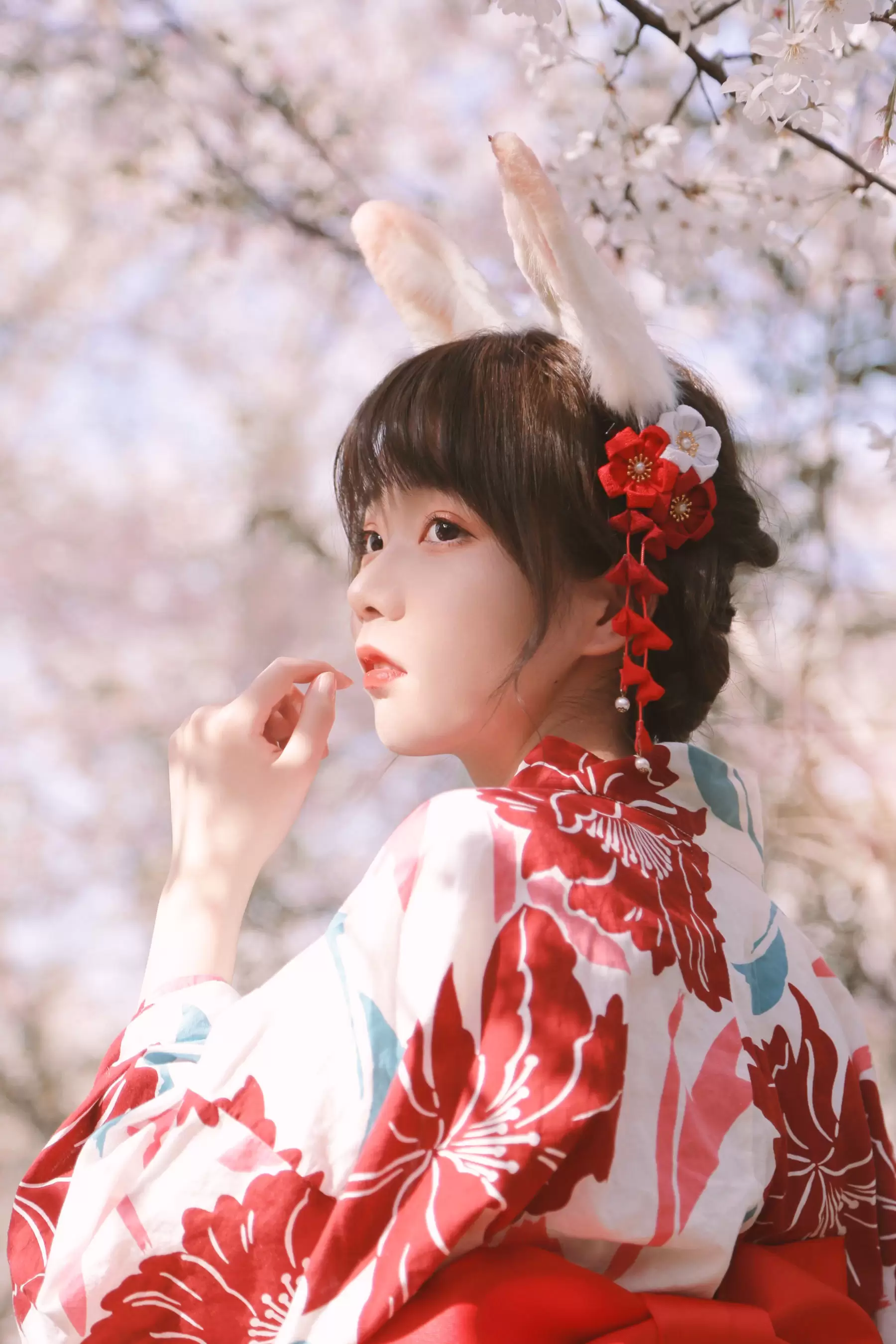 可爱妹子Fushii_海堂 – 樱花兔兔 [34P] - 秀人网免费无水印在线套图写真