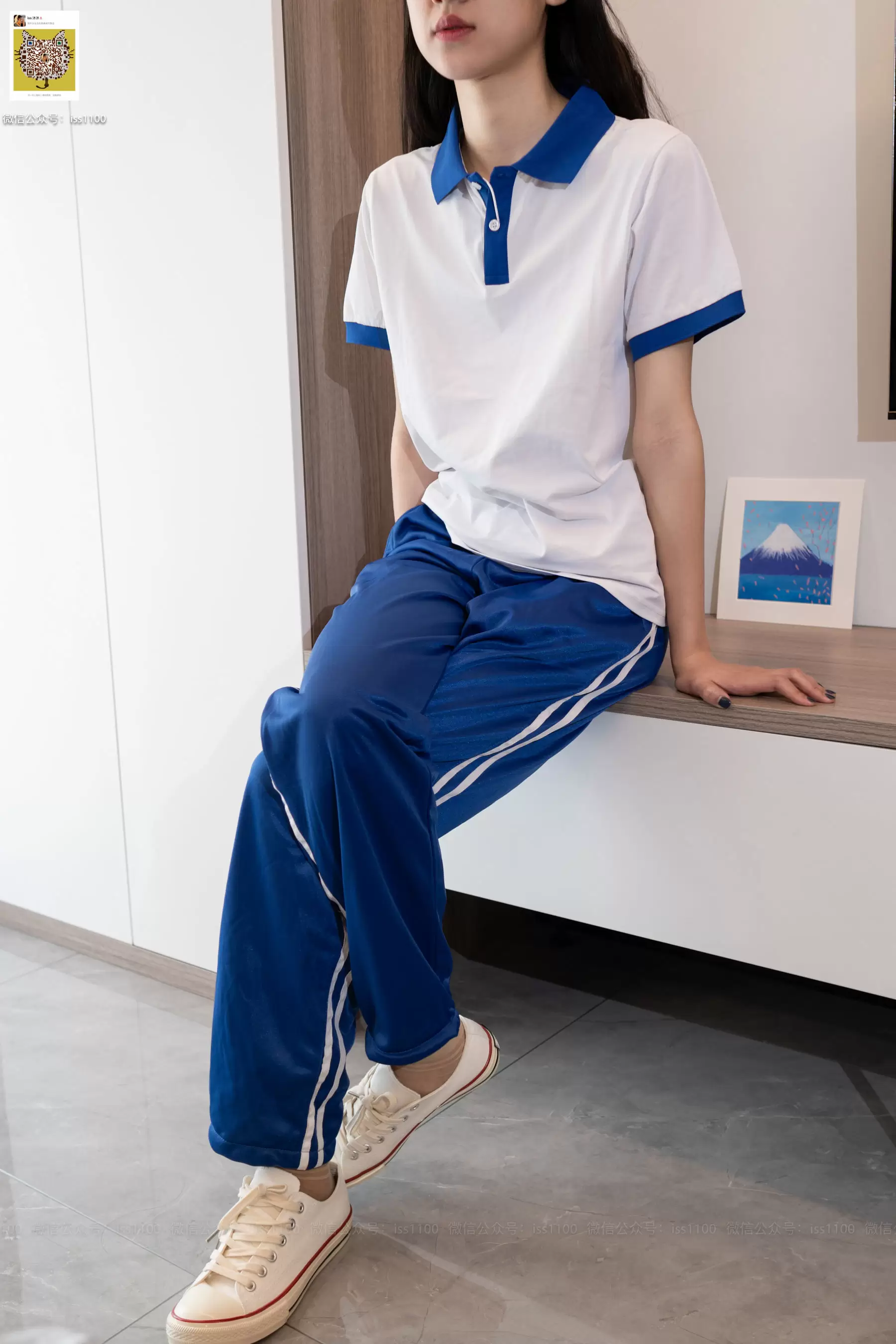 [ISS系列] 佳佳 校服 [95P] - 秀人网免费无水印在线套图写真