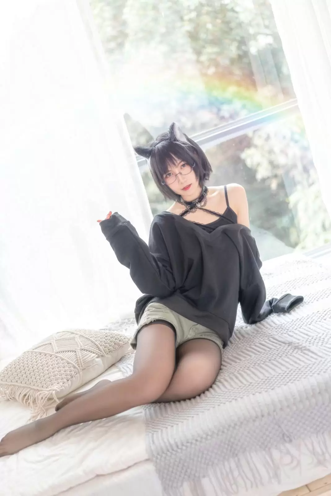 COSER美女逐月su 日常猫娘 [27P] - 秀人网免费无水印在线套图写真