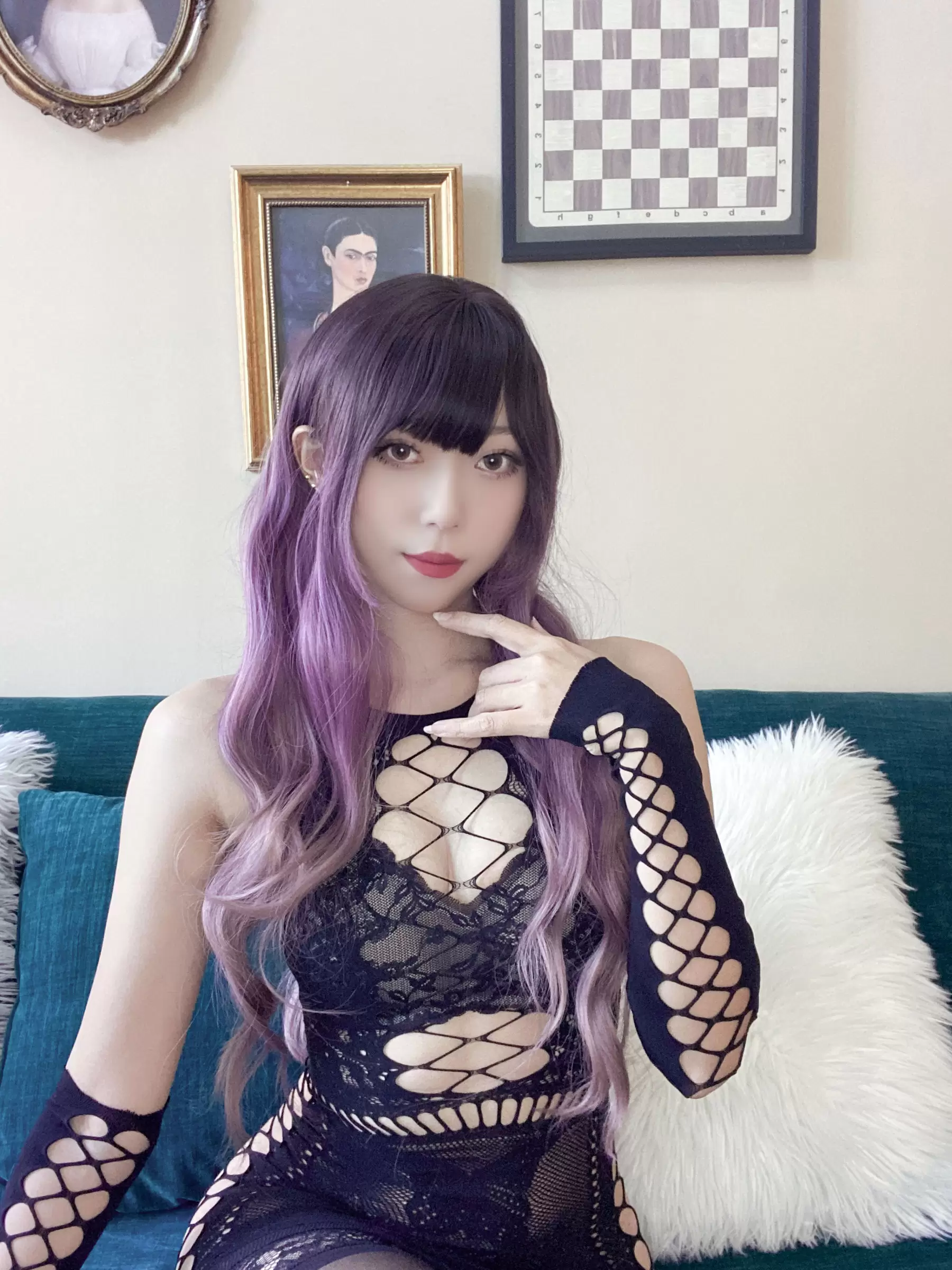 动漫博主Money冷冷 – 花花网衣 [88P] - 秀人网免费无水印在线套图写真