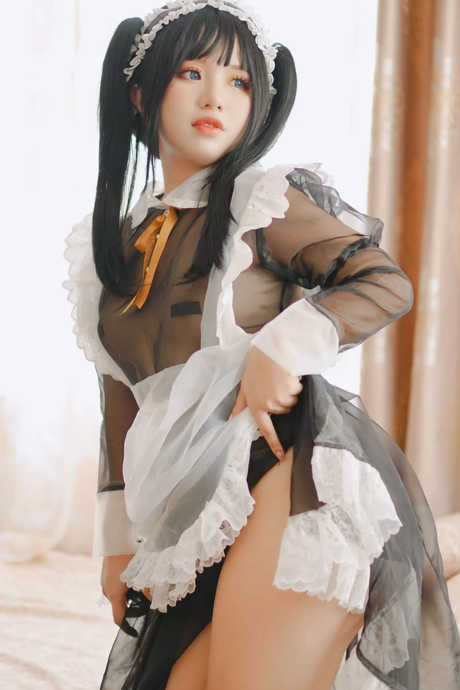 Chono Black – Transparent Maid [16P] - 秀人网免费无水印在线套图写真