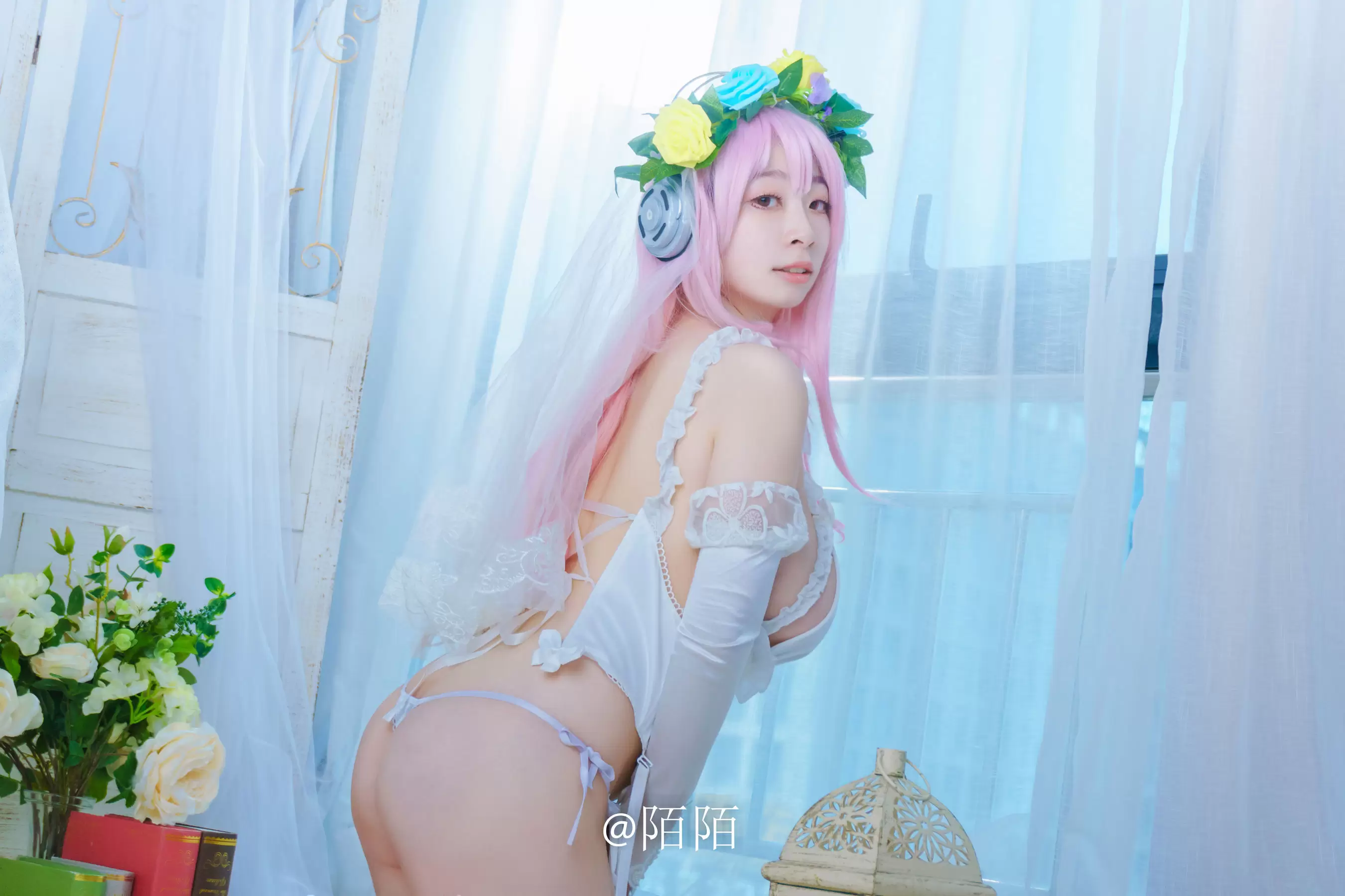 Cosplay美女韶陌陌 索尼子 [57P] - 秀人网免费无水印在线套图写真