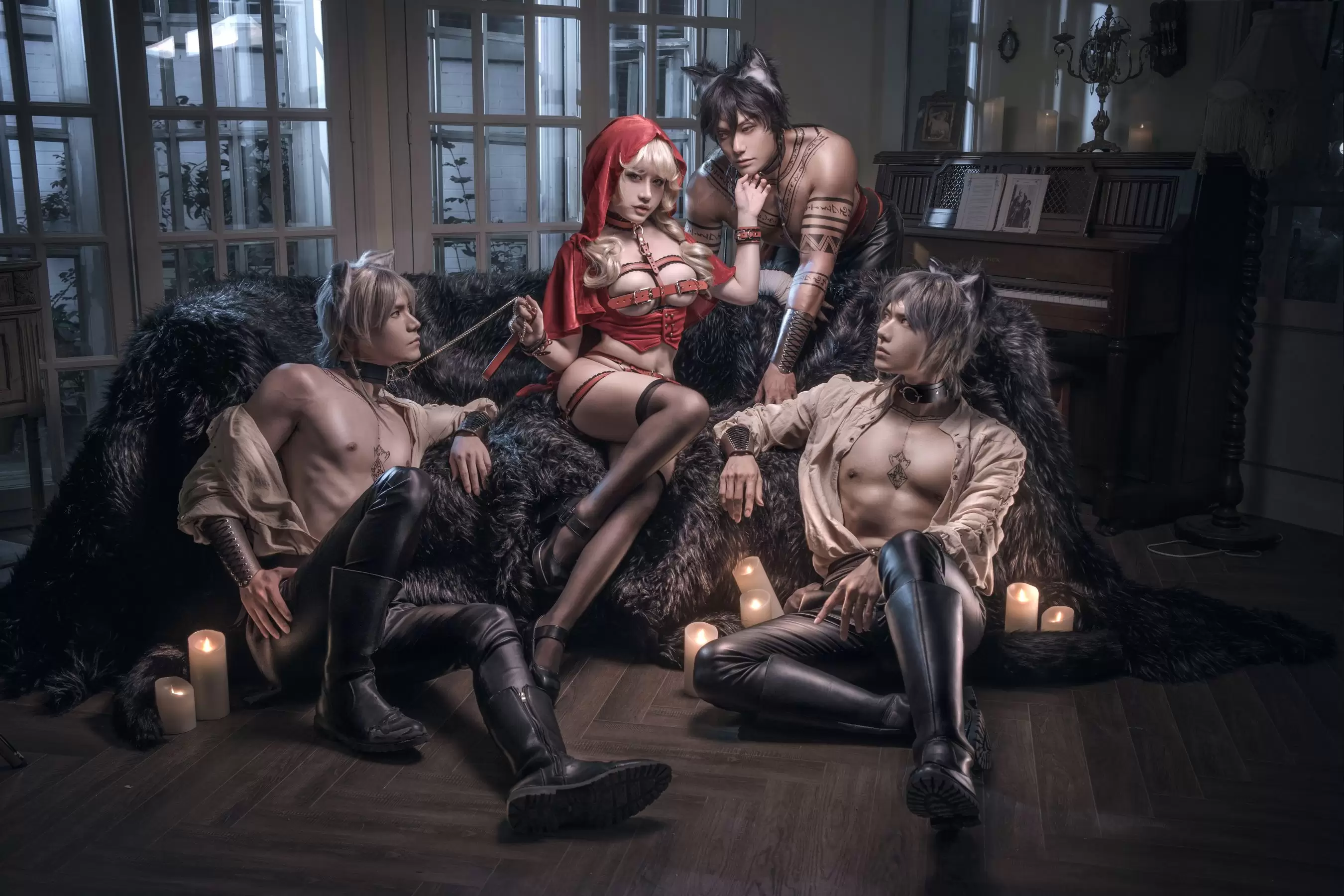 一笑芳香沁(芊川一笑) – 小红帽 [21P] - 秀人网免费无水印在线套图写真