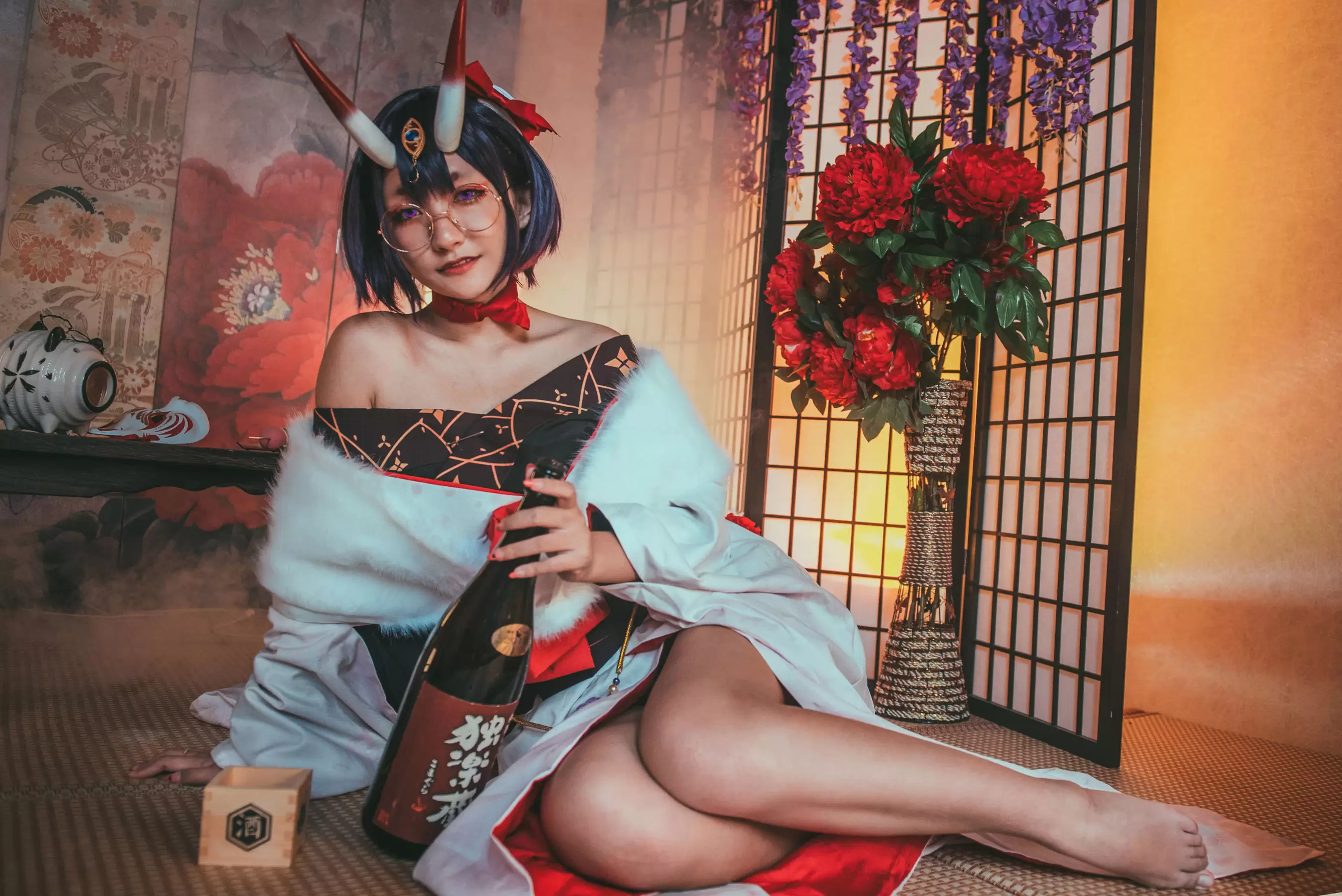 Roroki骷髅姫 – 酒吞和服 [16P] - 秀人网免费无水印在线套图写真