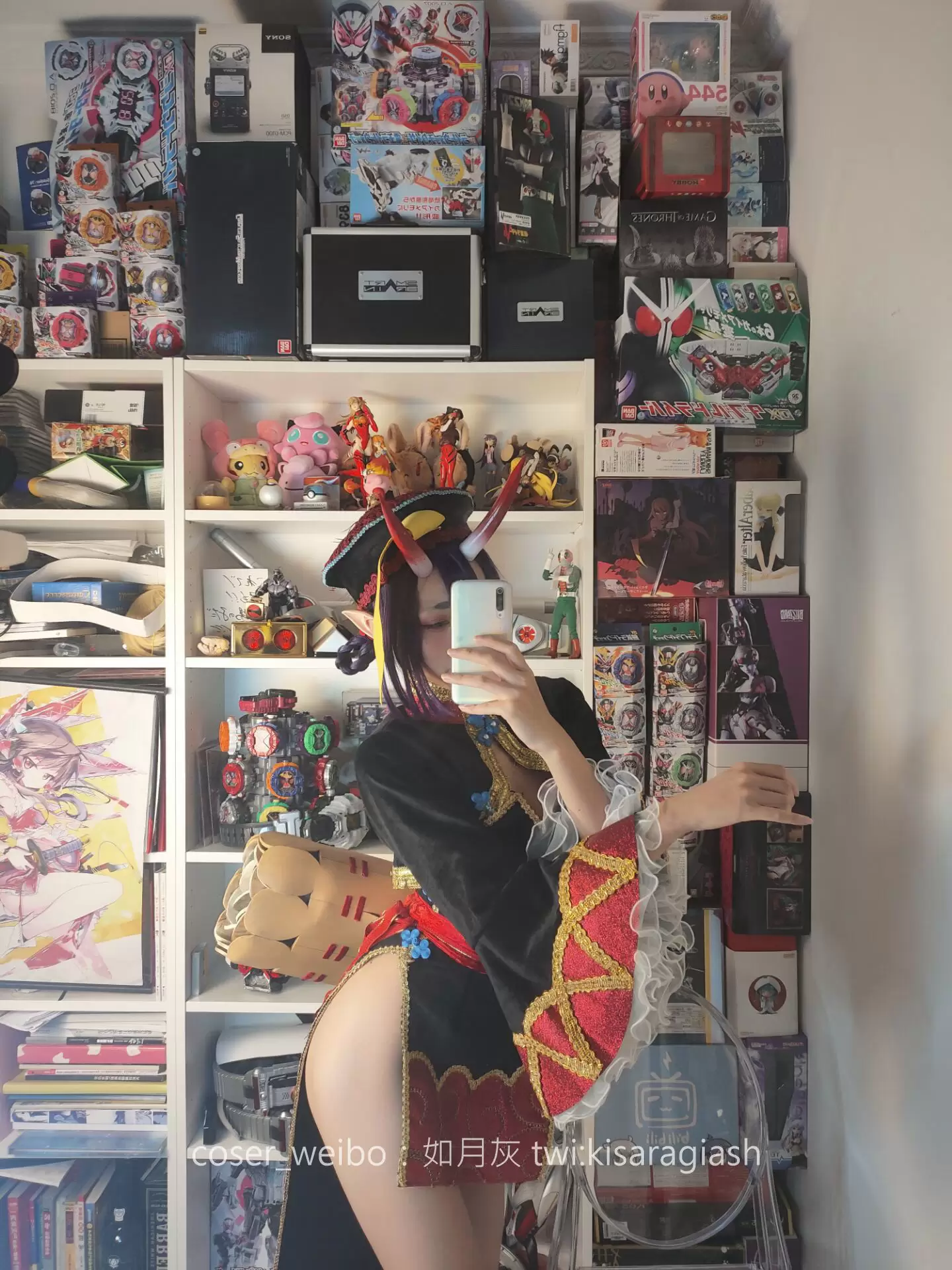 动漫博主如月灰 酒吞僵尸 [50P] - 秀人网免费无水印在线套图写真