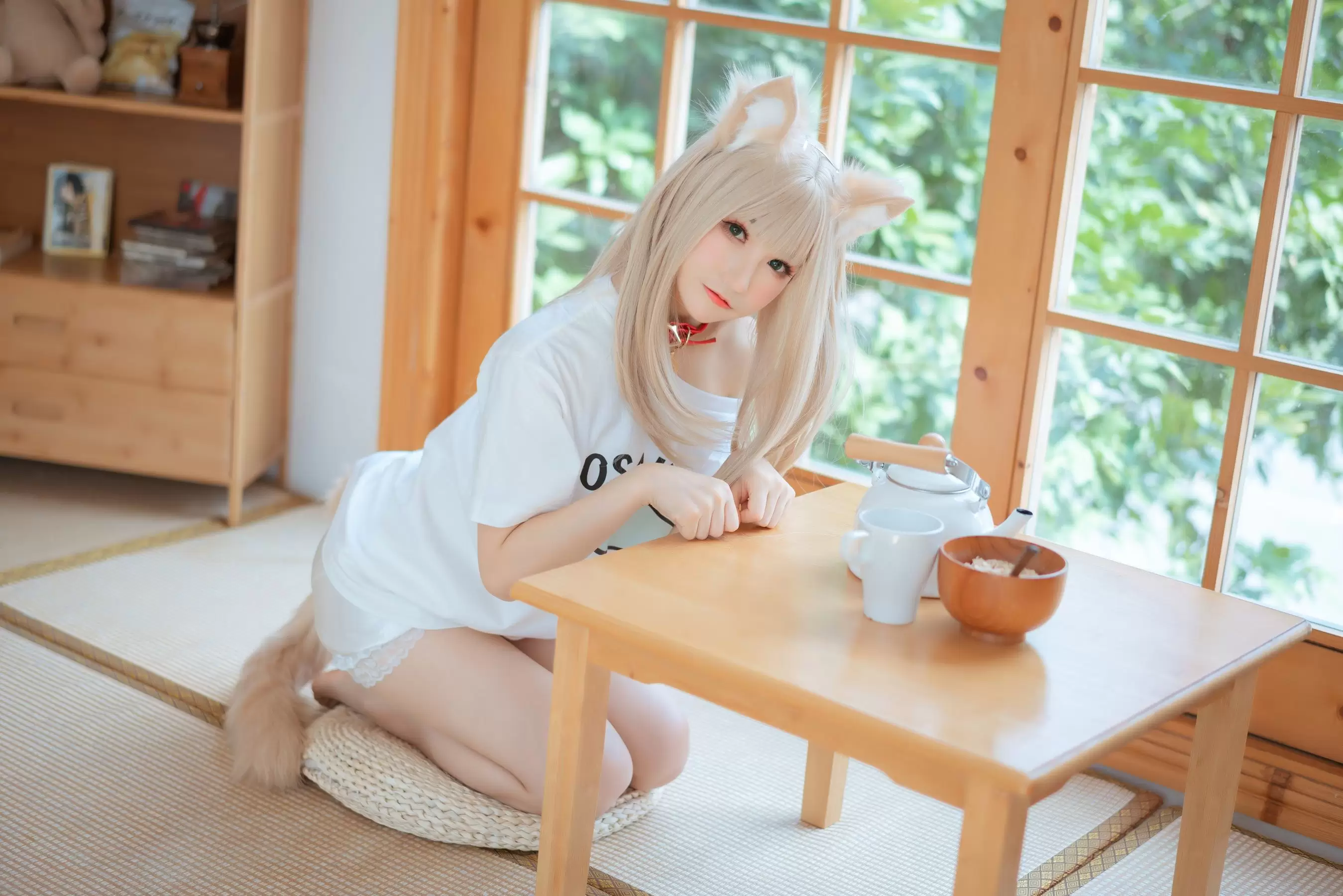 Coser衣衣 – 40原猫娘 黄豆粉 [21P] - 秀人网免费无水印在线套图写真