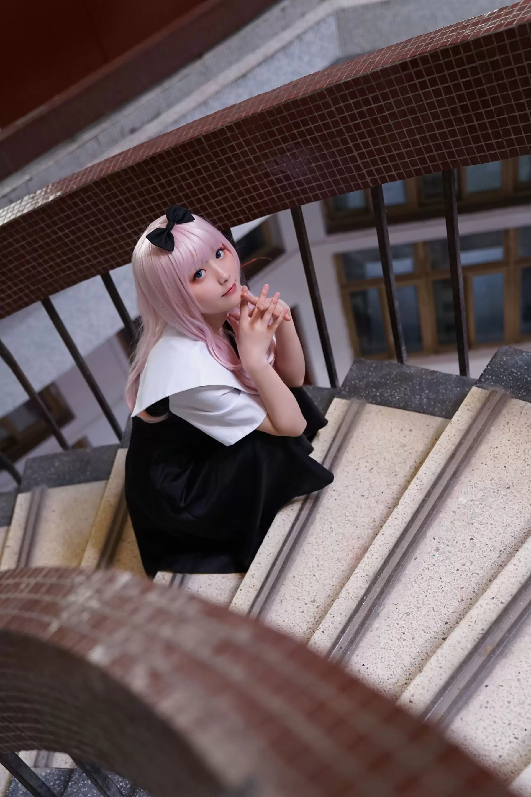 动漫博主弦音sic – 辉夜大小姐想让我告白 [9P] - 秀人网免费无水印在线套图写真