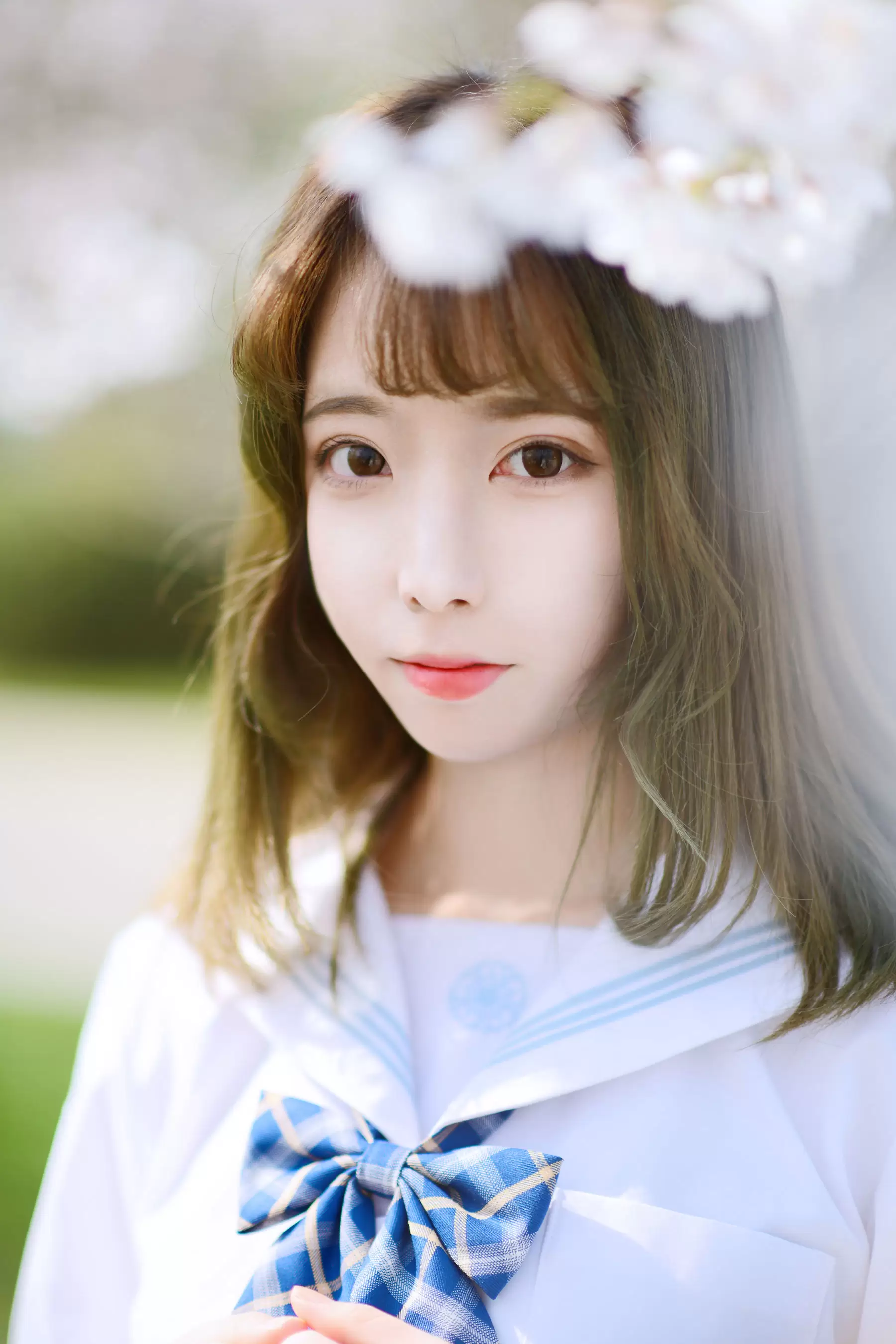 可爱妹子Fushii_海堂 – 樱花树下 [41P] - 秀人网免费无水印在线套图写真