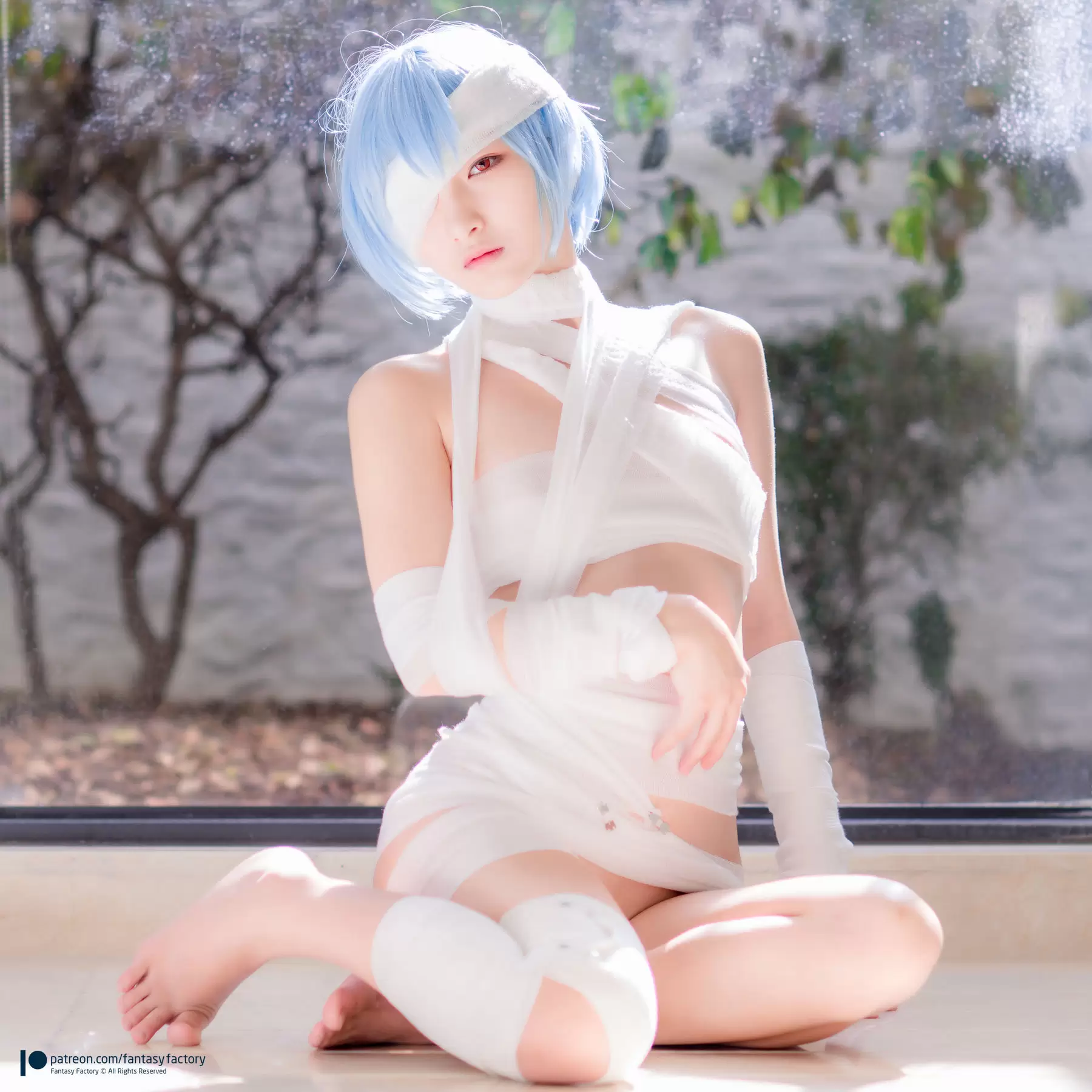 小丁 [Fantasy Factory] Rei Ayanami 綾波レイ [23P] - 秀人网免费无水印在线套图写真