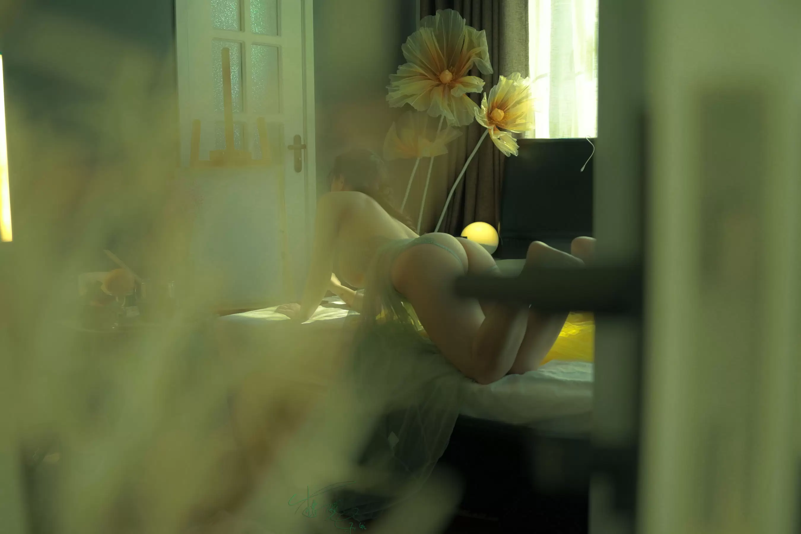 网络红人樱晚gigi – 蜜糖青梅 [22P] - 秀人网免费无水印在线套图写真