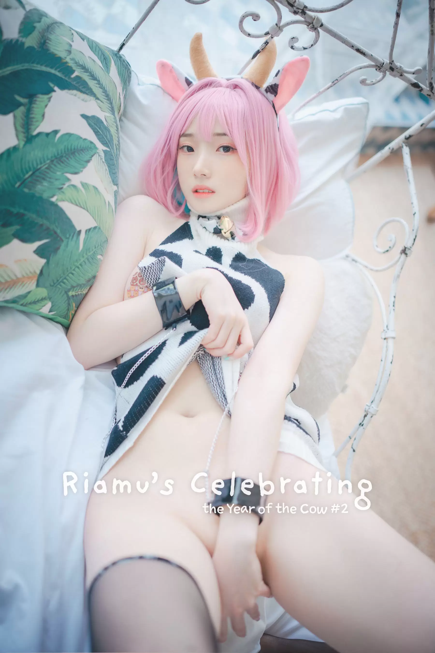 [DJAWA] BamBi – Riamu's Celebrating the Year of the Cow #2 [85P] - 秀人网免费无水印在线套图写真