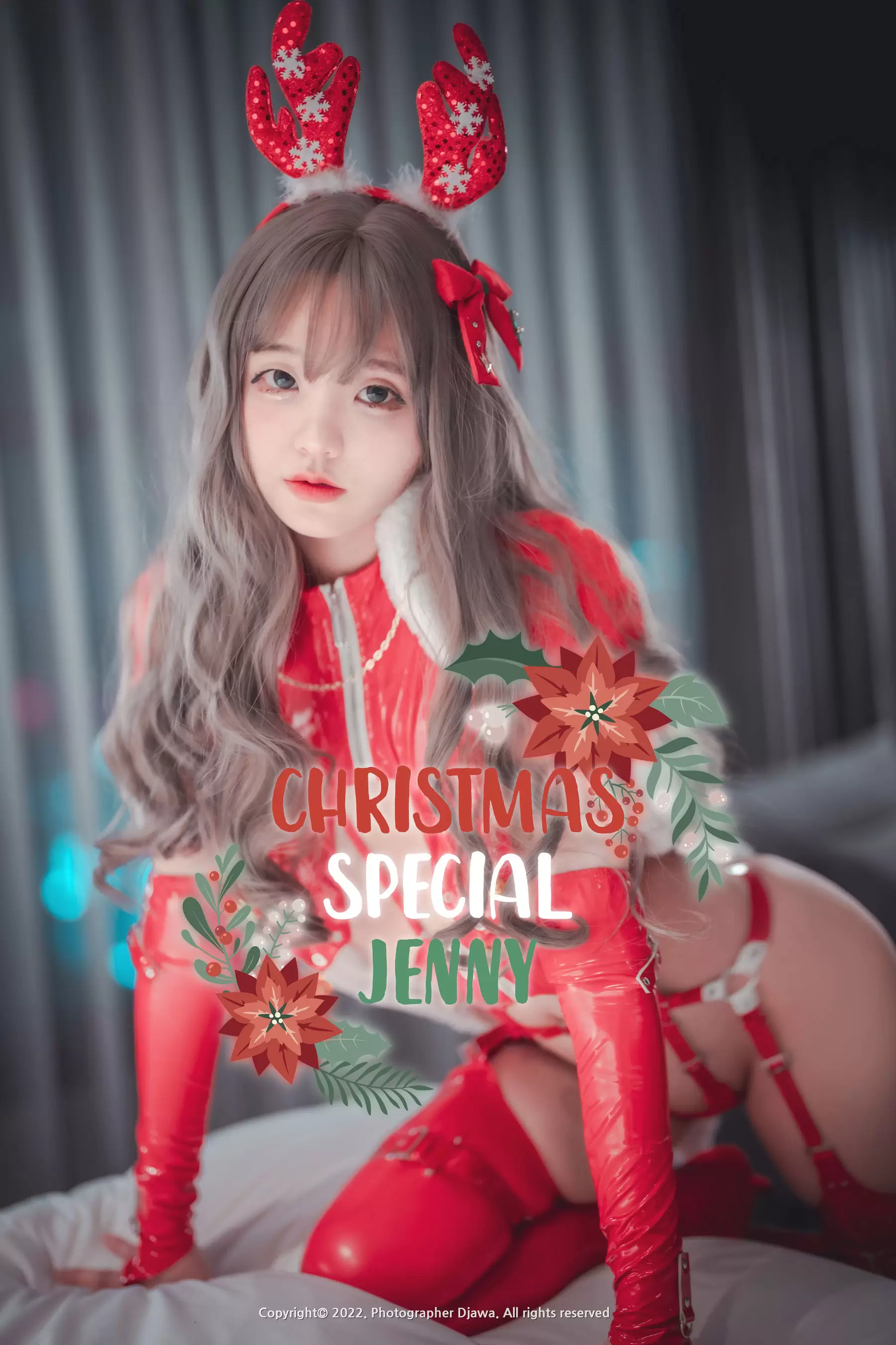 [DJAWA] Jenny – Christmas Special 2022 [91P] - 秀人网免费无水印在线套图写真