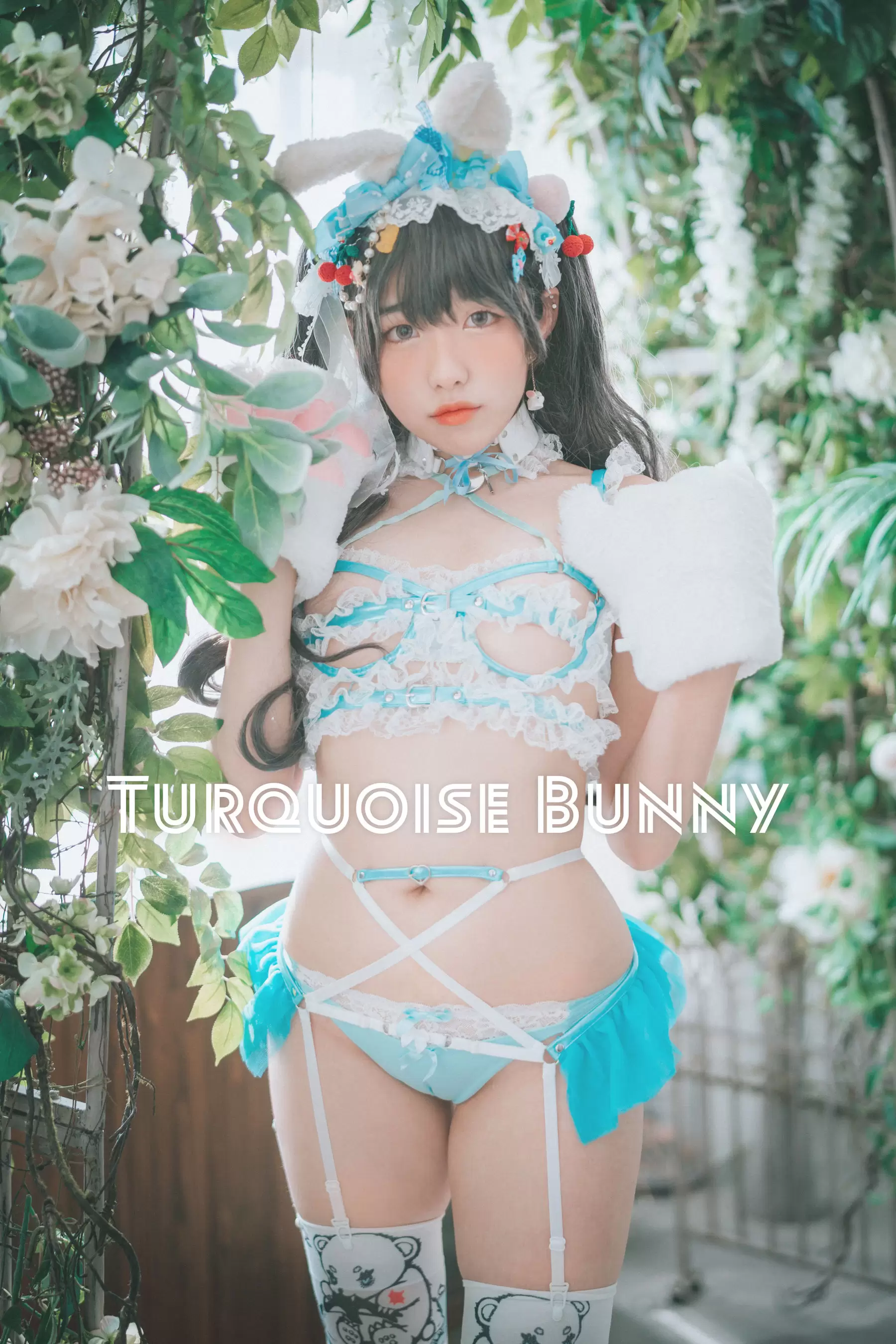 [DJAWA] Sonson – Turquoise Bunny [50P] - 秀人网免费无水印在线套图写真