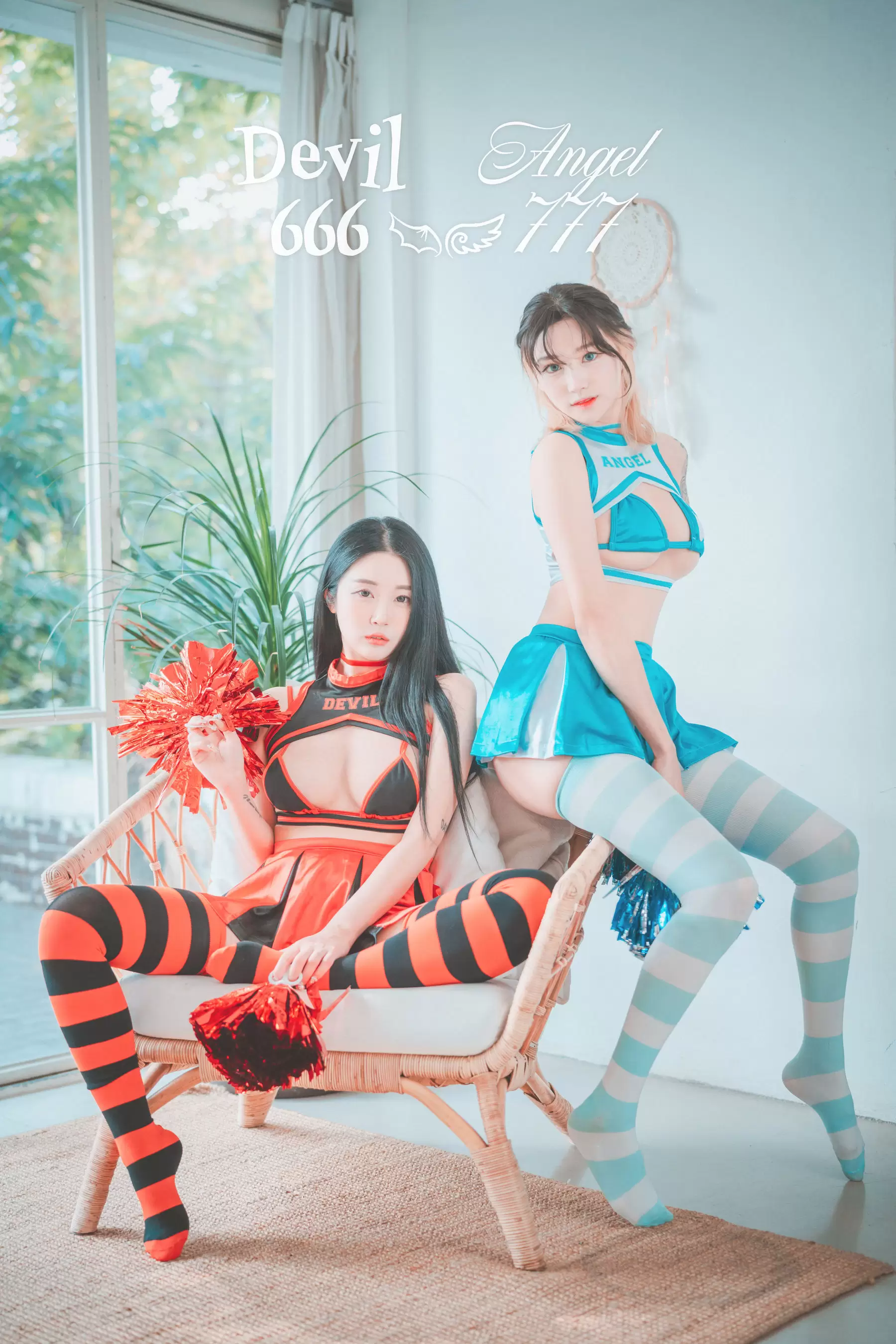 [DJAWA] Bomi & Taeri – Devil 666 & Angel 777 [81P] - 秀人网免费无水印在线套图写真