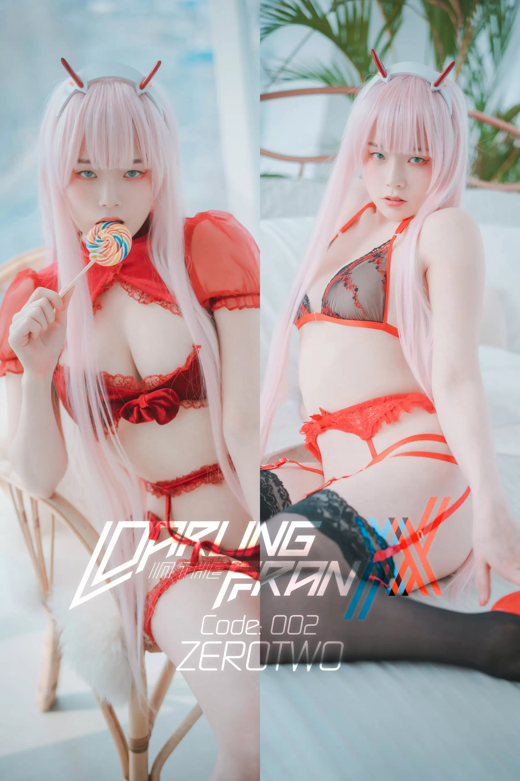 [DJAWA] PIA – Darling in the FranXX – Code 002 [105P] - 秀人网免费无水印在线套图写真