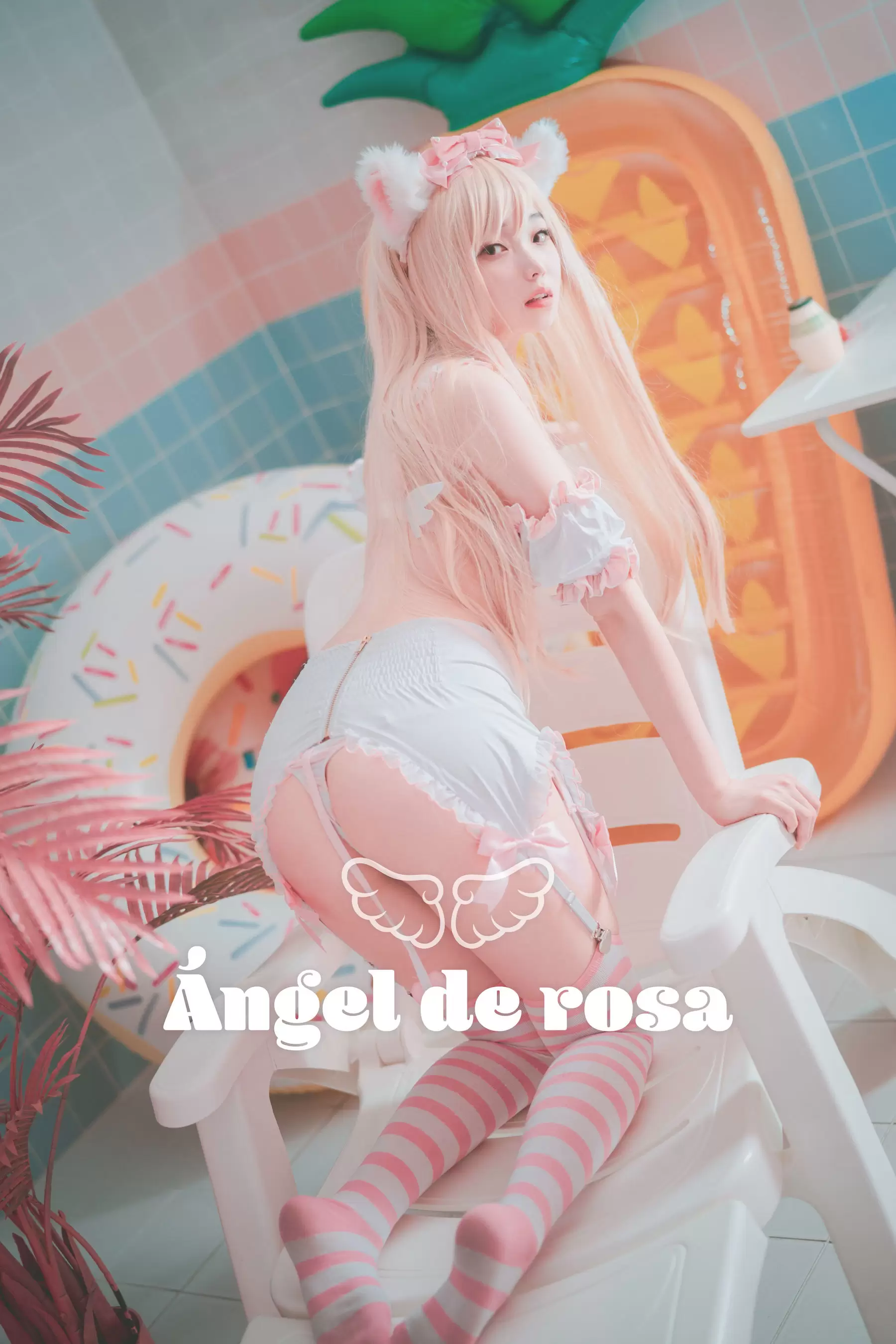 [DJAWA] BamBi – Angel de Rosa [48P] - 秀人网免费无水印在线套图写真