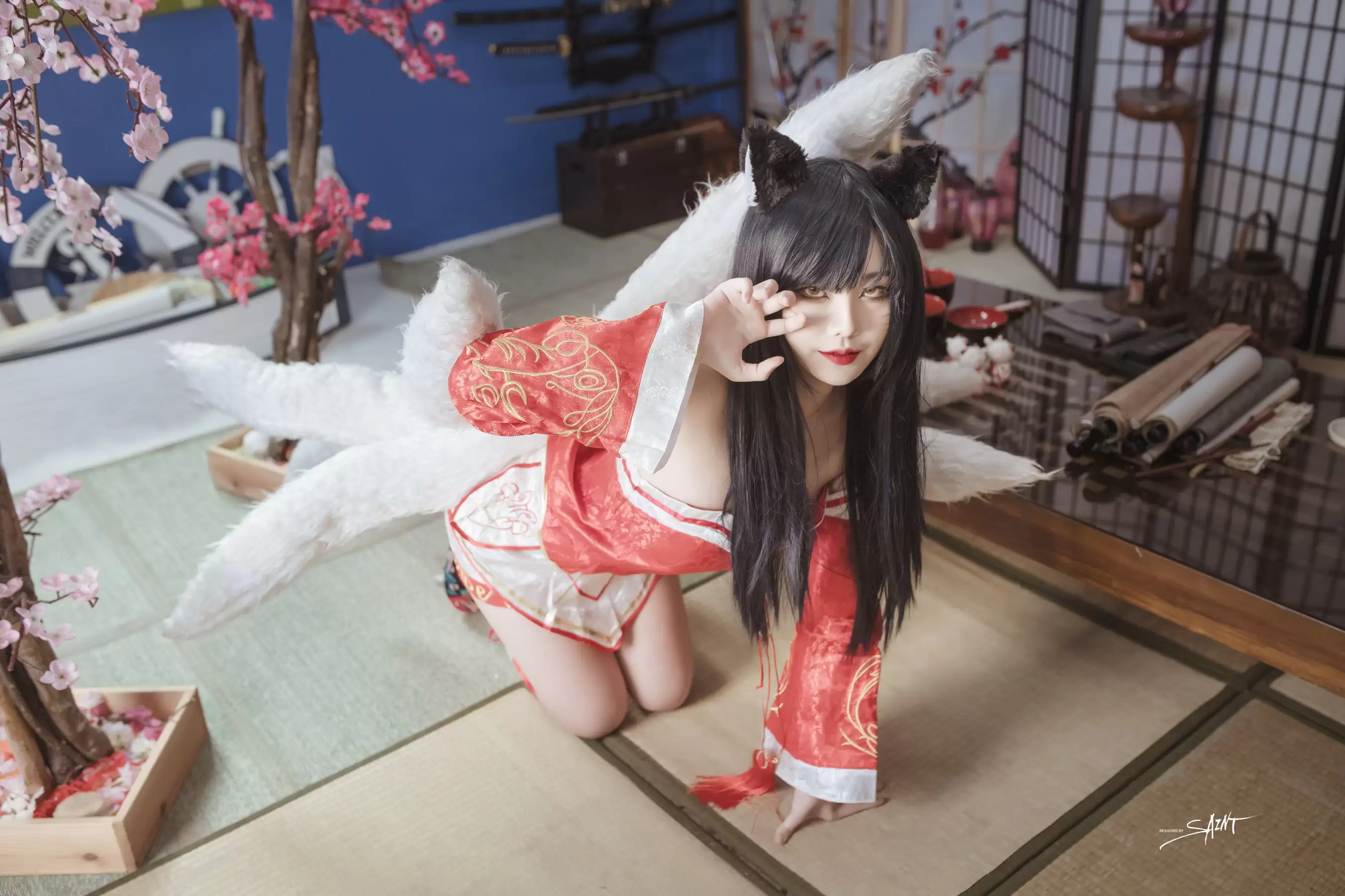[saintphotolife] Yuna – Original Ahri [52P] - 秀人网免费无水印在线套图写真