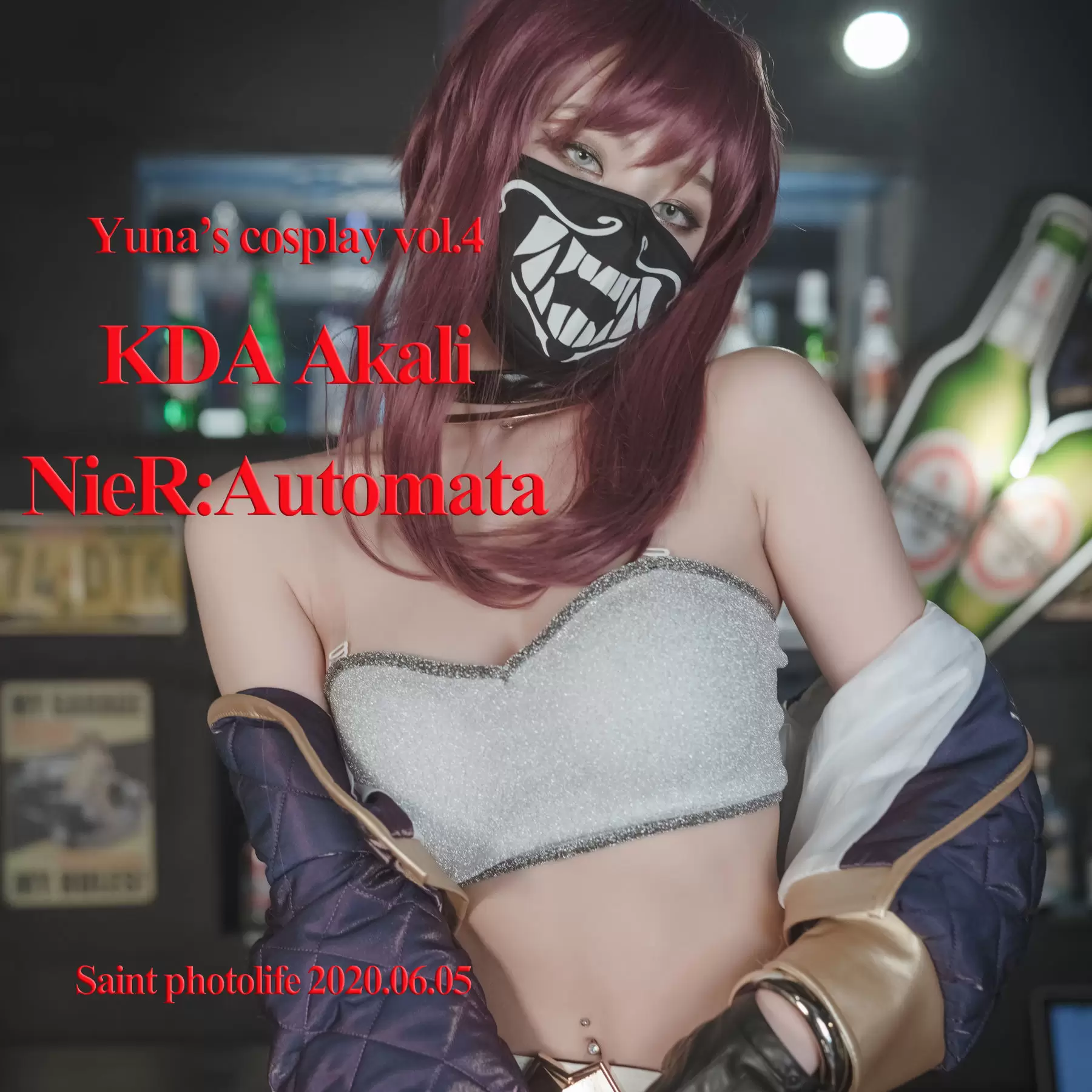 [saintphotolife] Yuna – Yuna's Cos Vol.04 KDA Akali & Nier Automata [65P] - 秀人网免费无水印在线套图写真