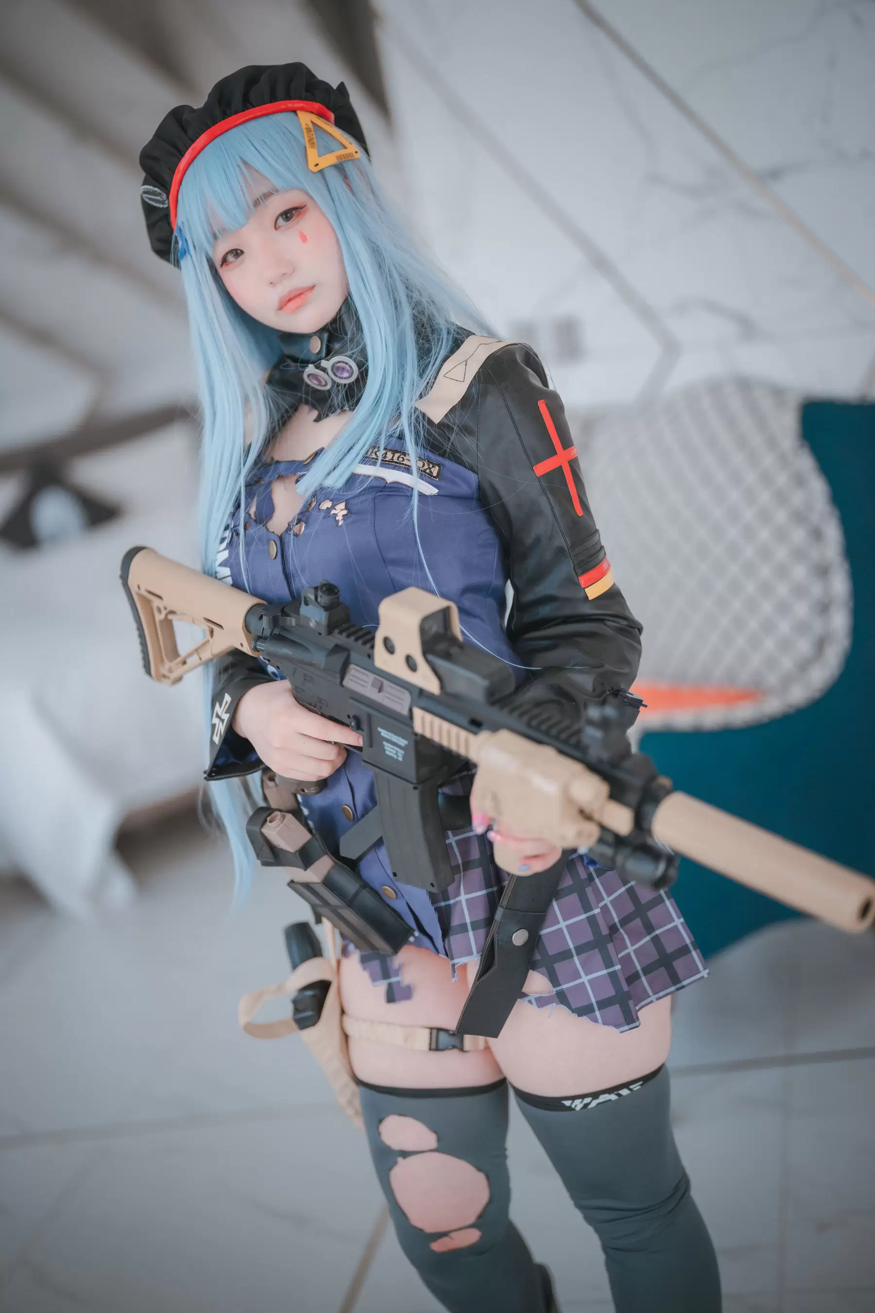 [DJAWA] Mimmi – Girls ' Frontline HK416 [192P] - 秀人网免费无水印在线套图写真
